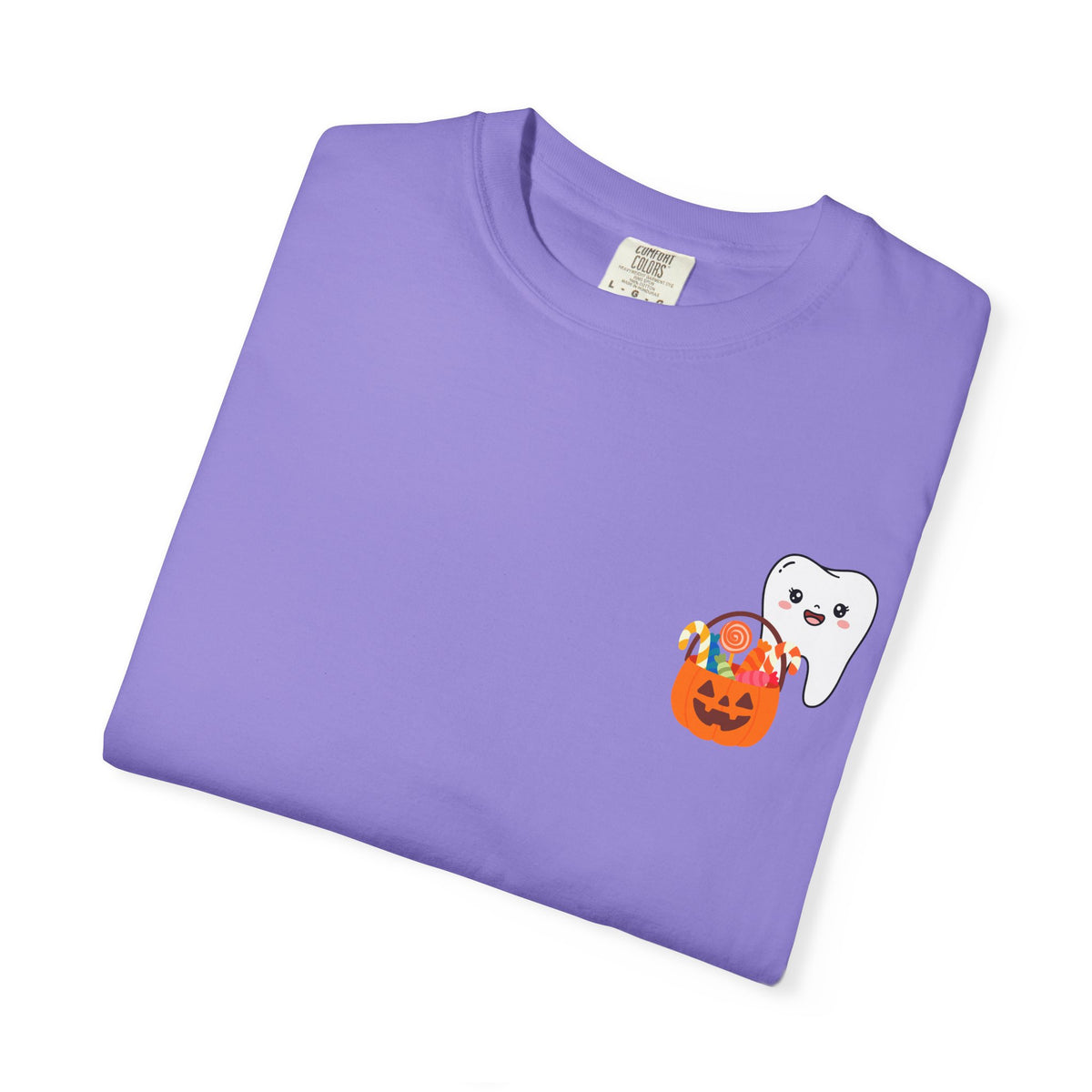 Tooth Witch T‑Shirt — Cute Halloween Dental Tee (“Let Me Brush Your Fangs”)