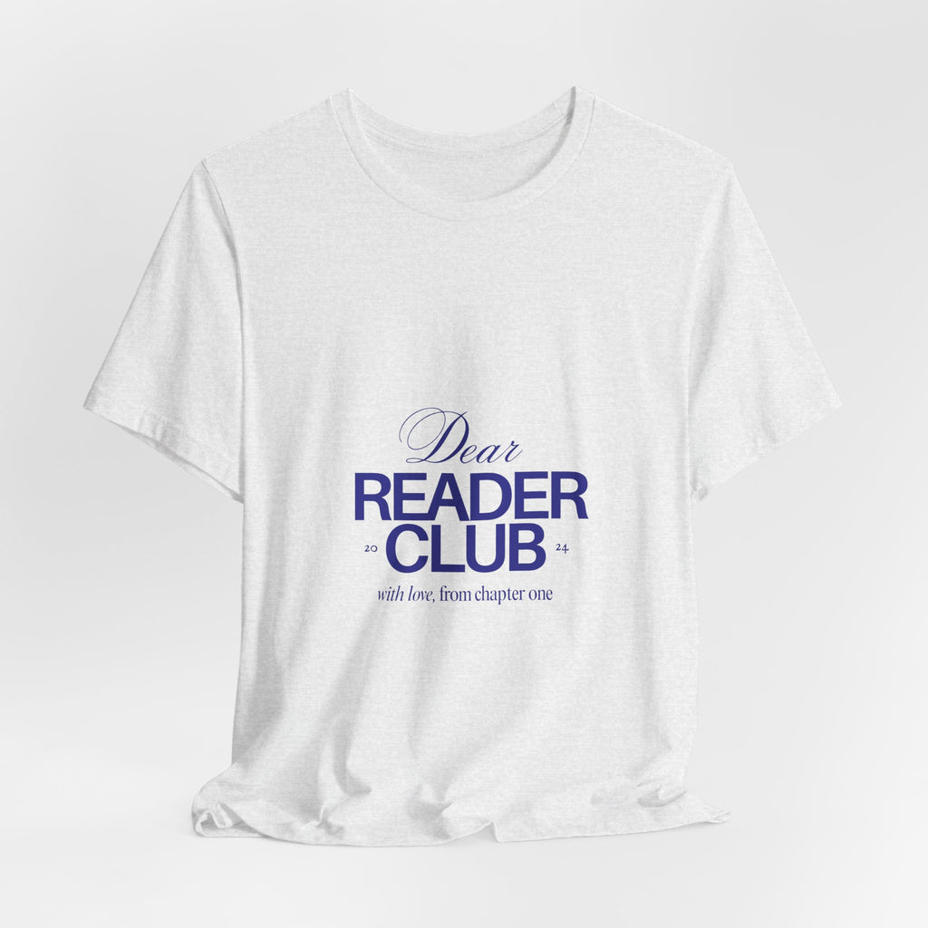 Reader Club T-Shirt — "Dear Reader Club" Literary Tee
