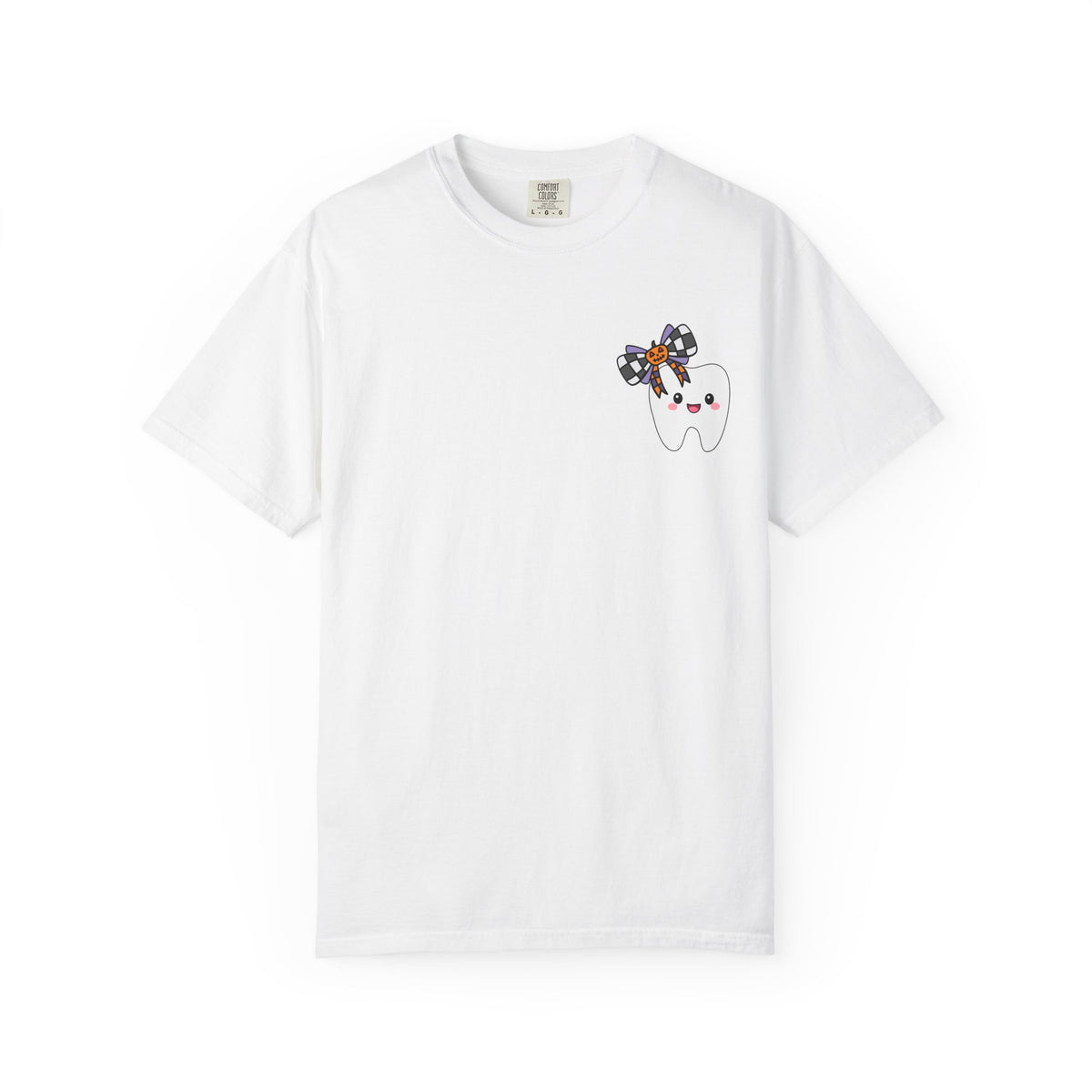 Hello Fall Tooth T-Shirt — Cute Dental Pumpkin & Coffee Autumn Tee