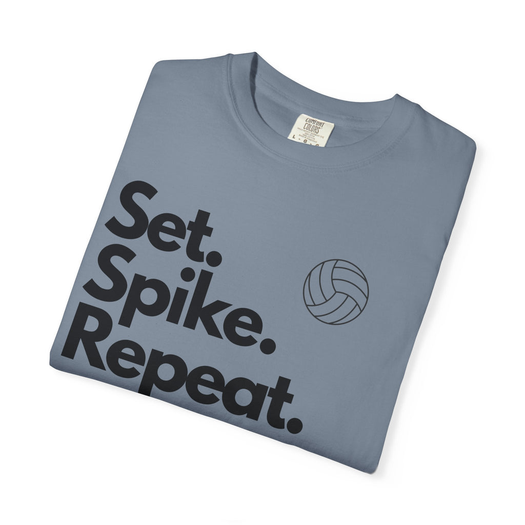 Set. Spike. Repeat. Volleyball T-Shirt