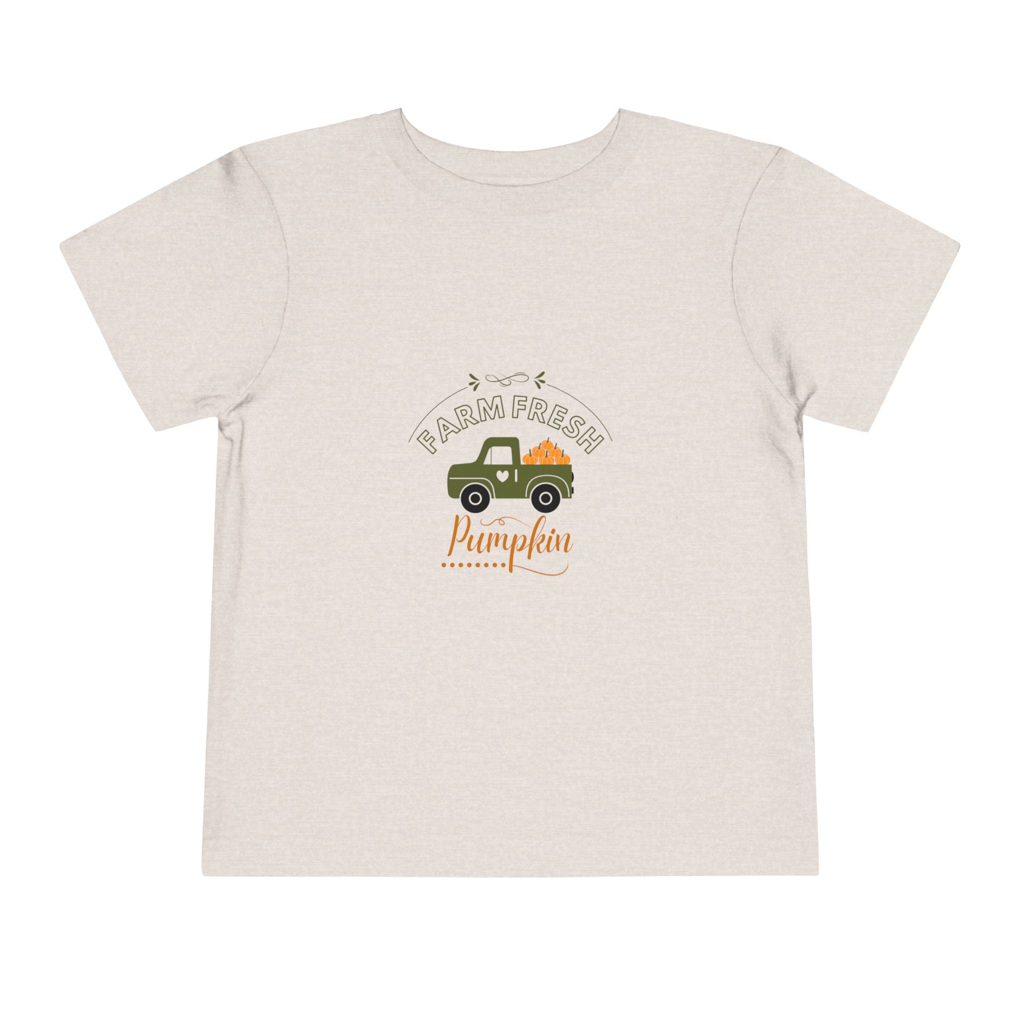 Toddler Tee — "Pumpkin Picking" Farm Truck Fall Shirt