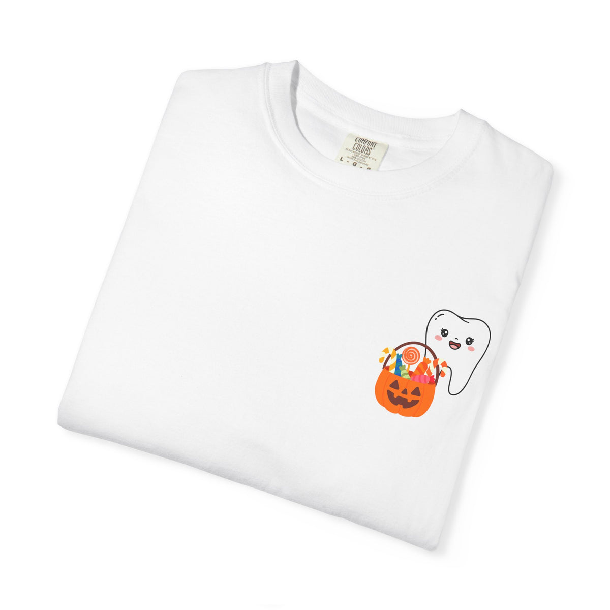 Tooth Witch T‑Shirt — Cute Halloween Dental Tee (“Let Me Brush Your Fangs”)