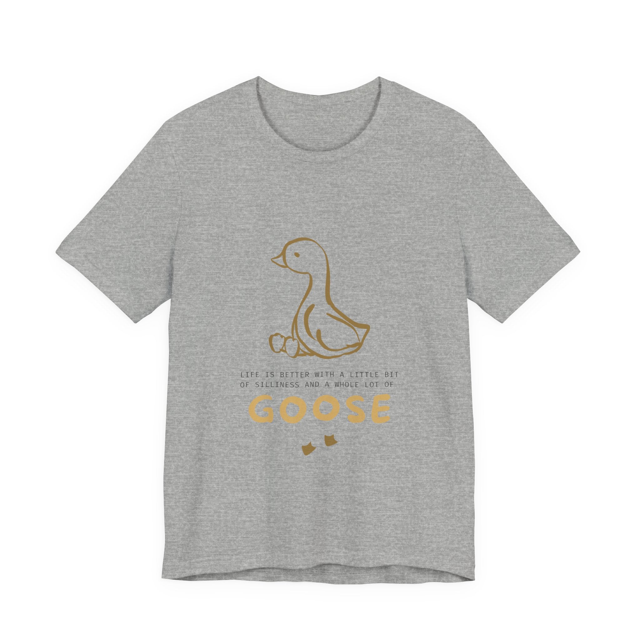 Goose Graphic Tee – Cute Minimal Duckling Design