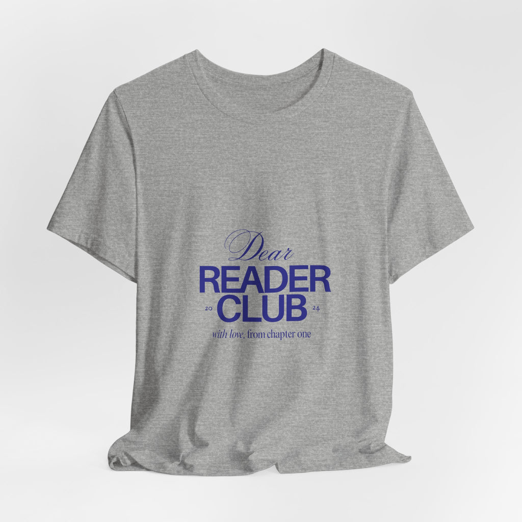 Reader Club T-Shirt — "Dear Reader Club" Literary Tee