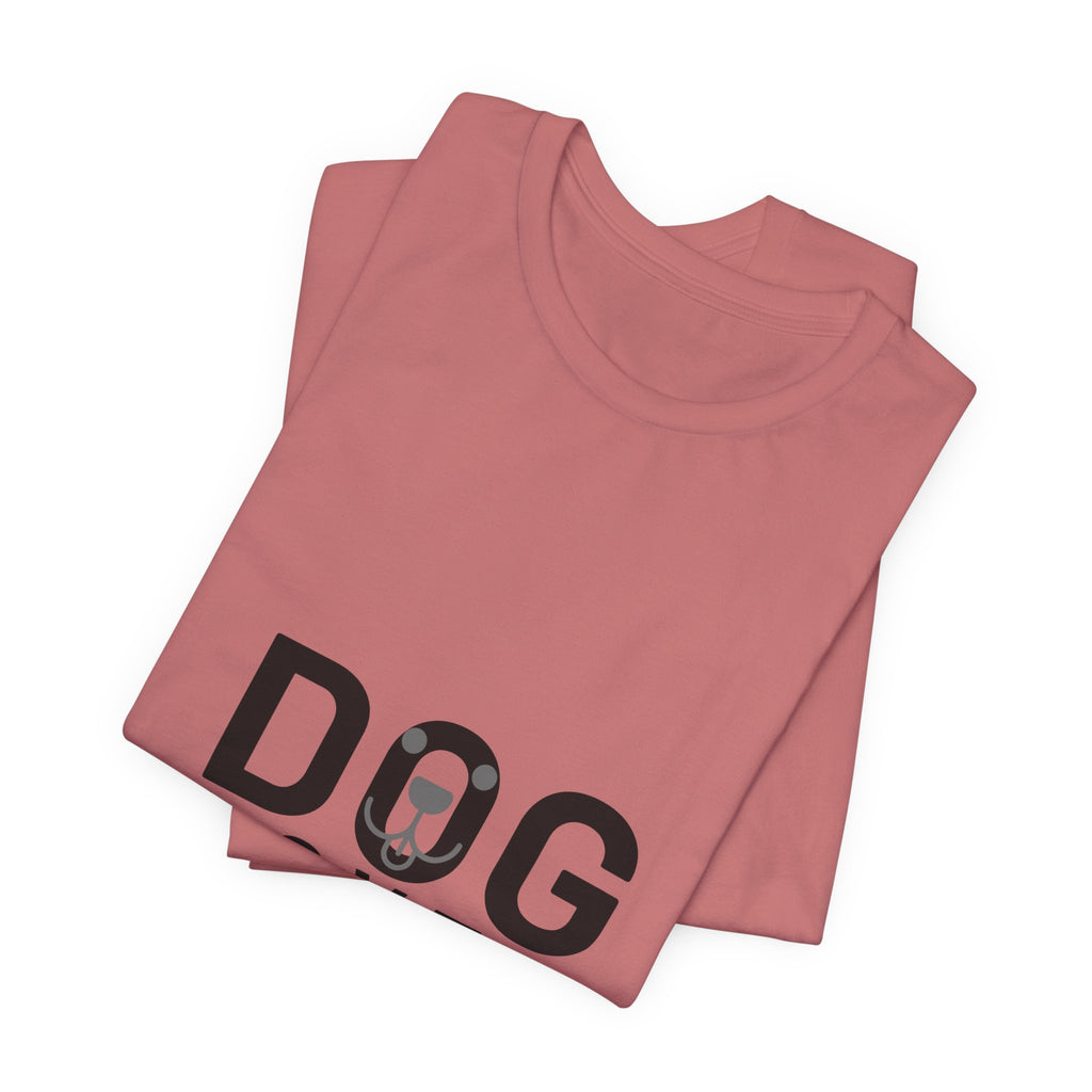 Dog Lover T-Shirt — Cute Paw & Collar Graphic Tee for Pet Owners