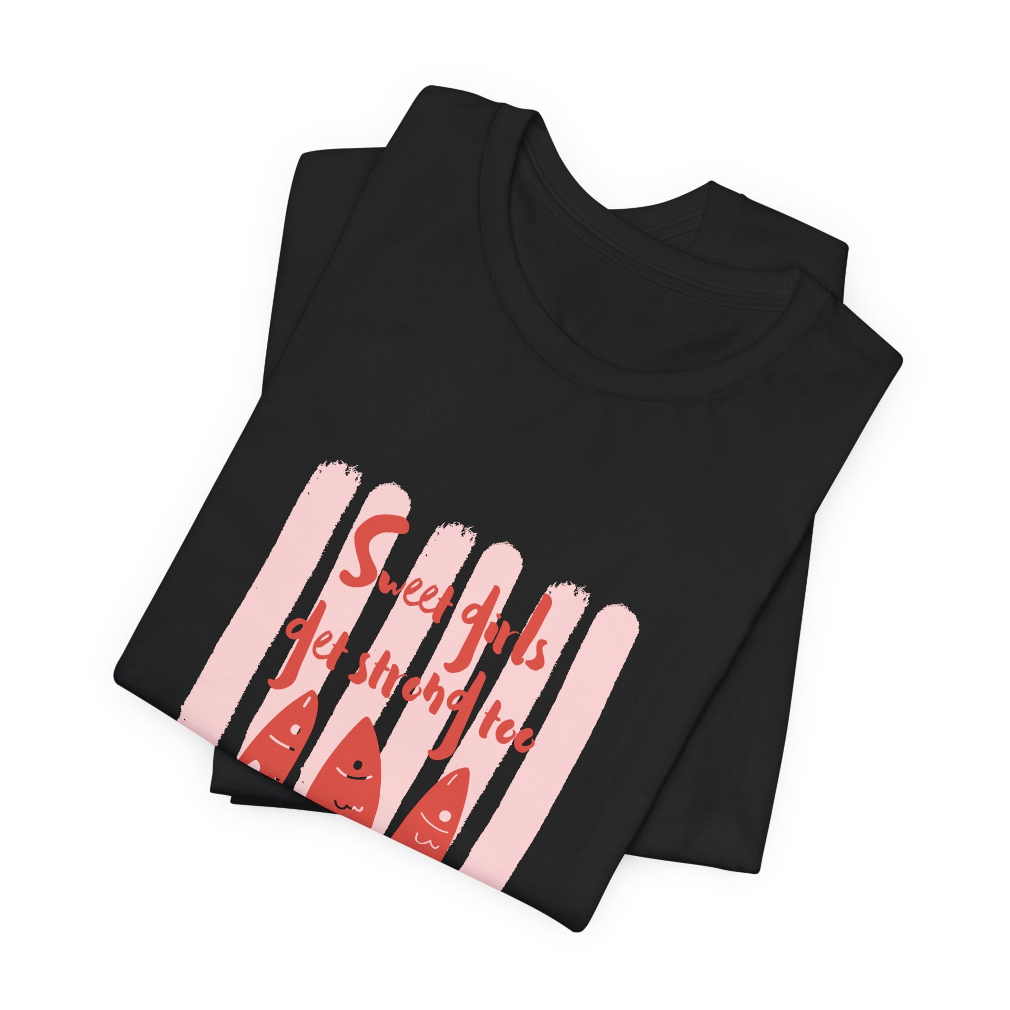 T-Shirt — Sweet Girls Get Stitched Too Graphic Tee