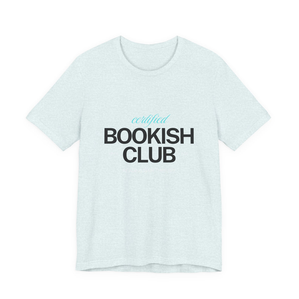 Bookish Club T-Shirt – 'Certified Bookish Club' Minimal Literary Tee