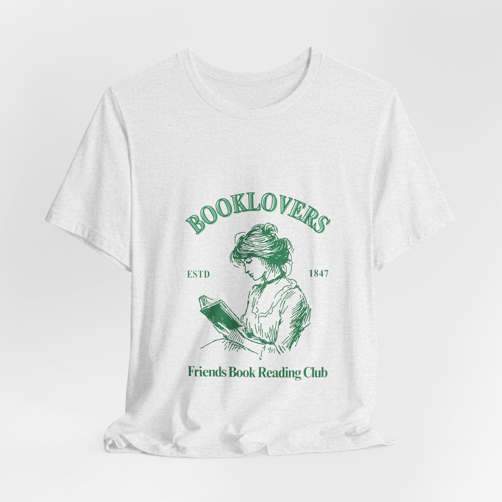 Booklovers Tee — Vintage ‘Friends Book Reading Club’ Graphic Shirt