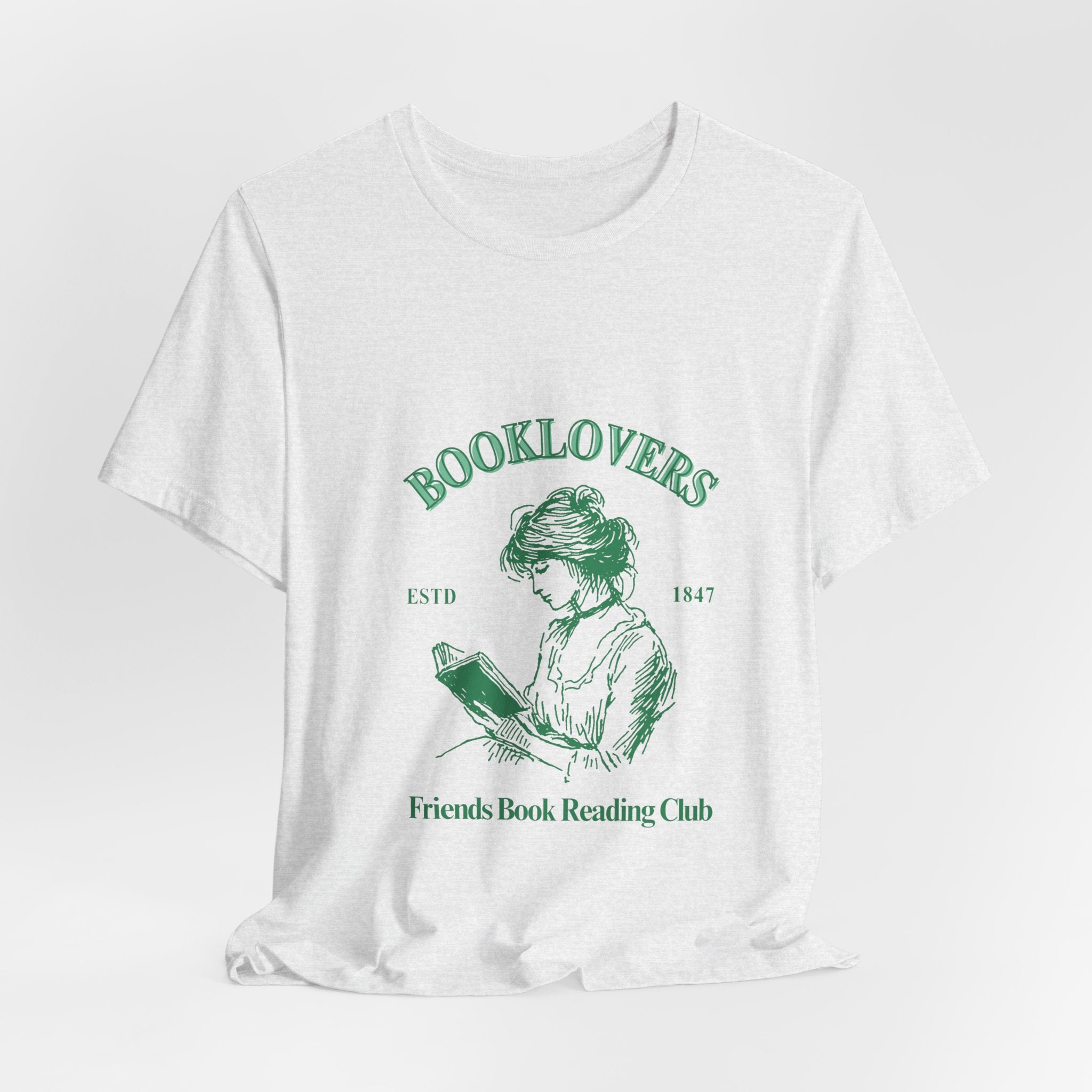Booklovers Tee — Vintage ‘Friends Book Reading Club’ Graphic Shirt