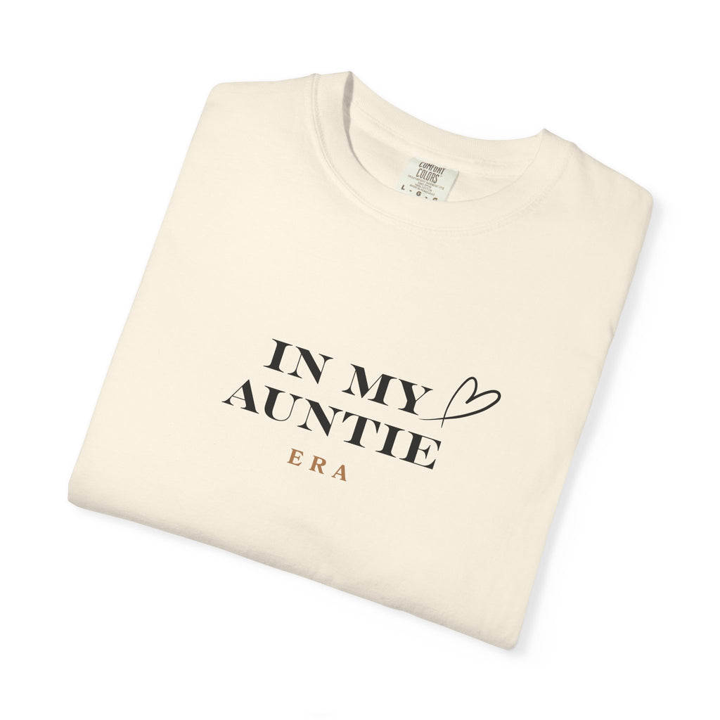 In My Auntie Era T-Shirt — Feminine Aunt Tee with Heart Graphic