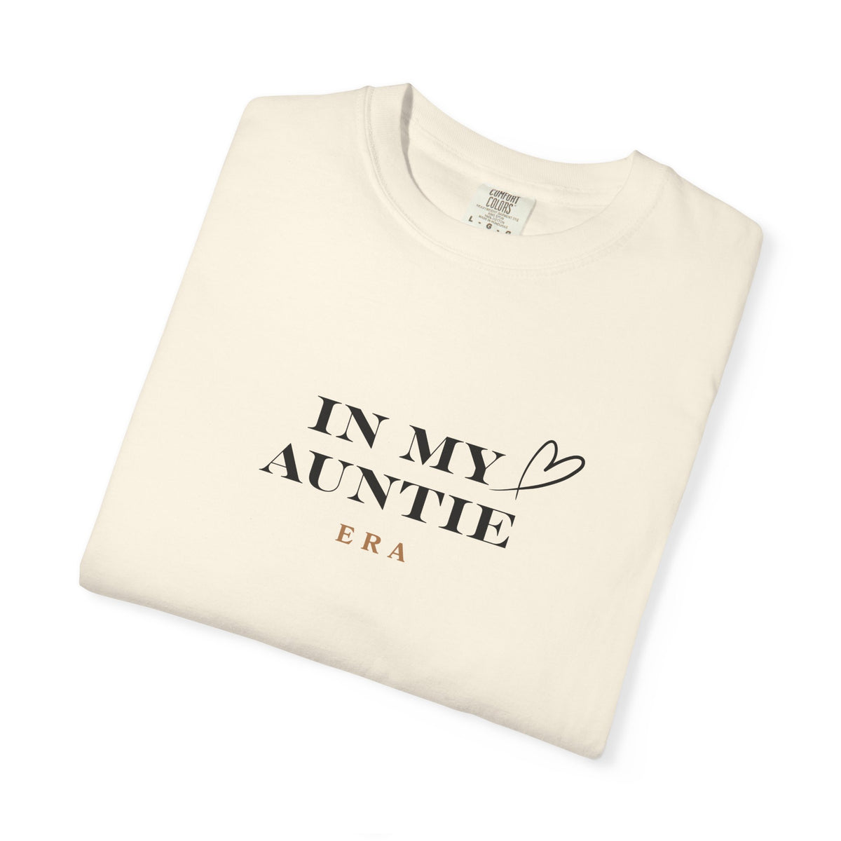 In My Auntie Era T-Shirt — Feminine Aunt Tee with Heart Graphic