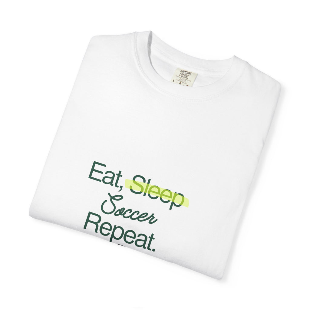 Eat, Sleep, Soccer, Repeat T-Shirt — Youth & Adult Soccer Tee