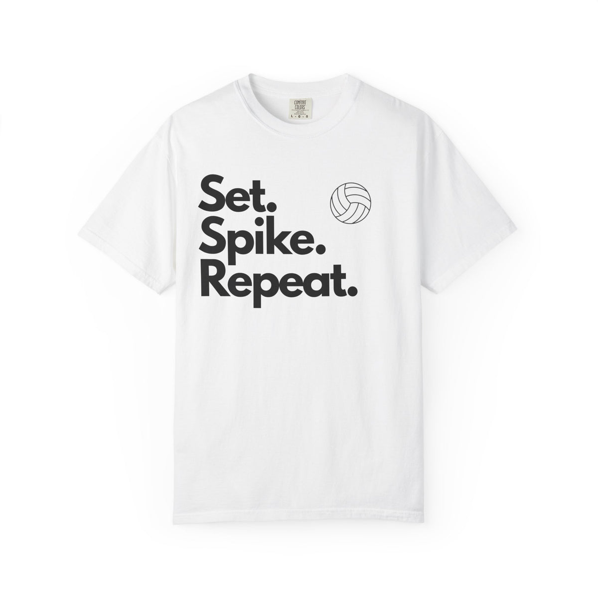 Set. Spike. Repeat. Volleyball T-Shirt