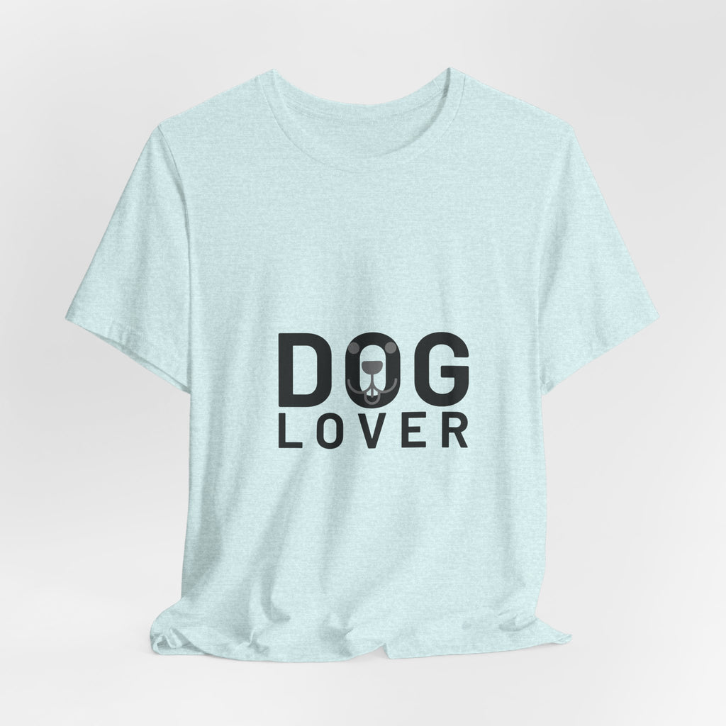 Dog Lover T-Shirt — Cute Paw & Collar Graphic Tee for Pet Owners