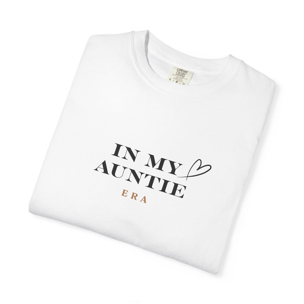 In My Auntie Era T-Shirt — Feminine Aunt Tee with Heart Graphic