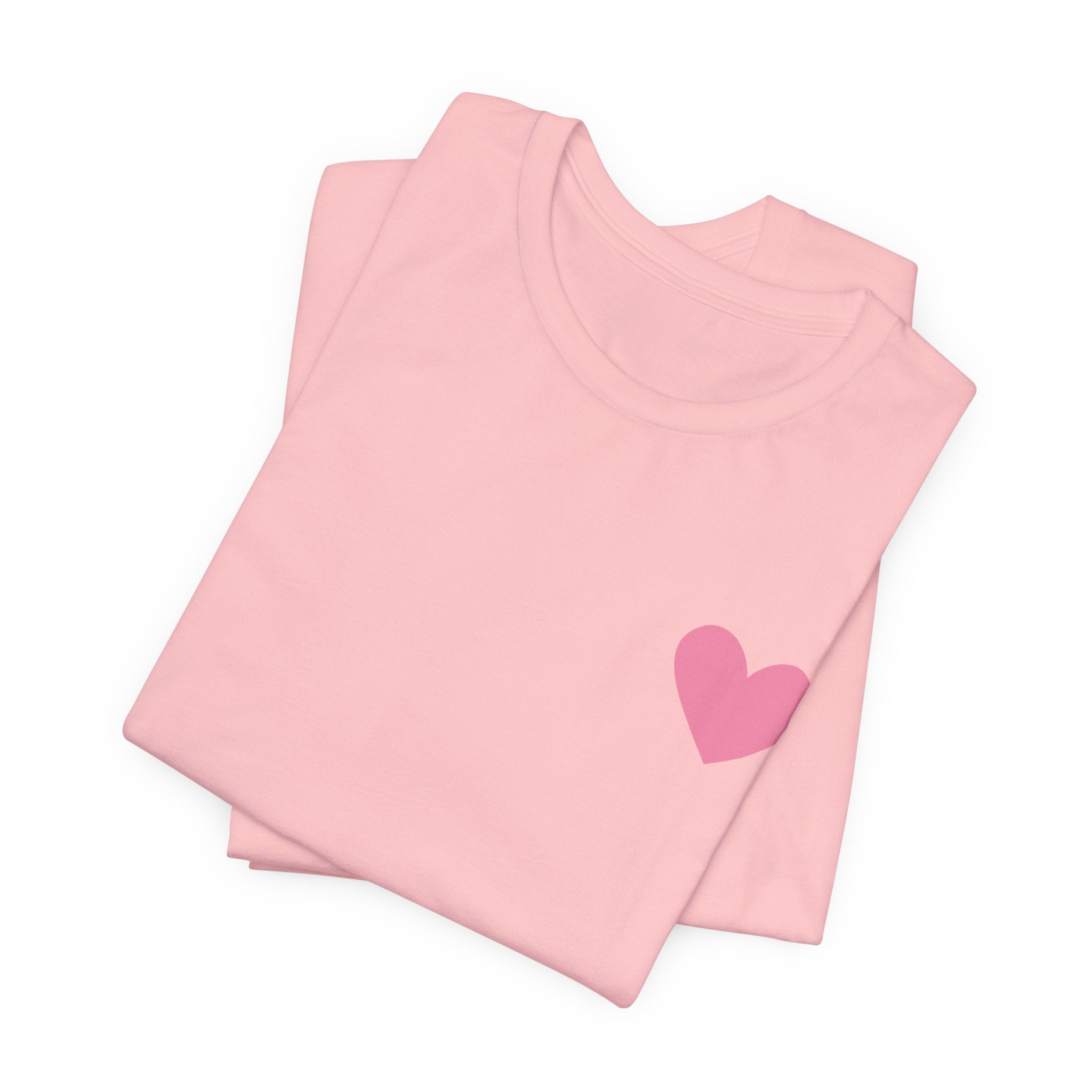 Heart Club Tee — Cute Strawberry Stamps Graphic Shirt (Where Hearts Connect)