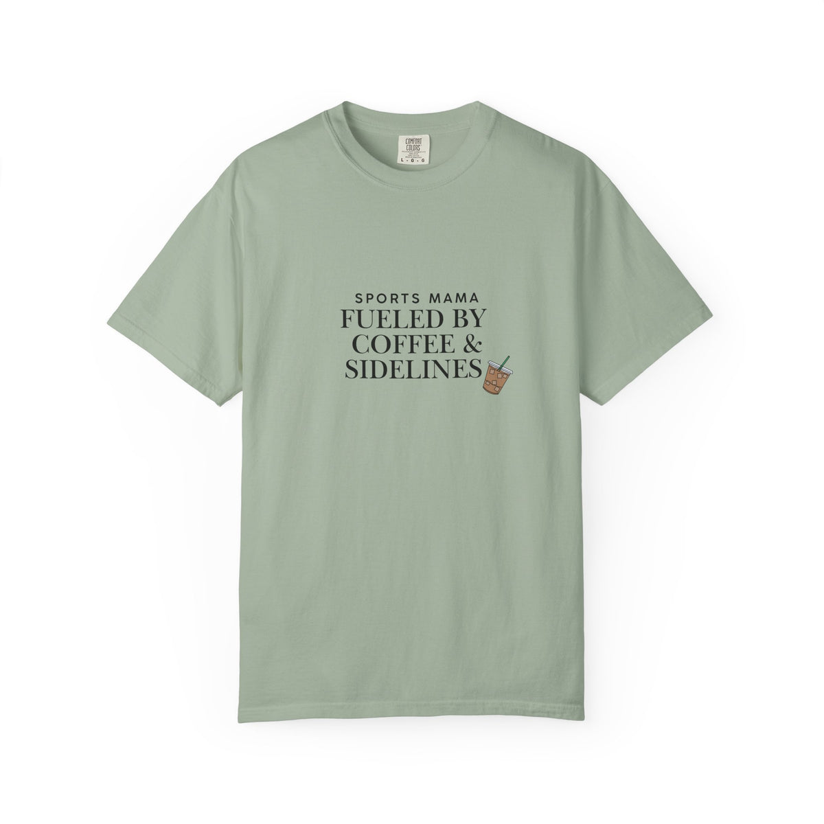 Sports Mama T-Shirt — "Fueled by Coffee & Sidelines" Graphic Tee