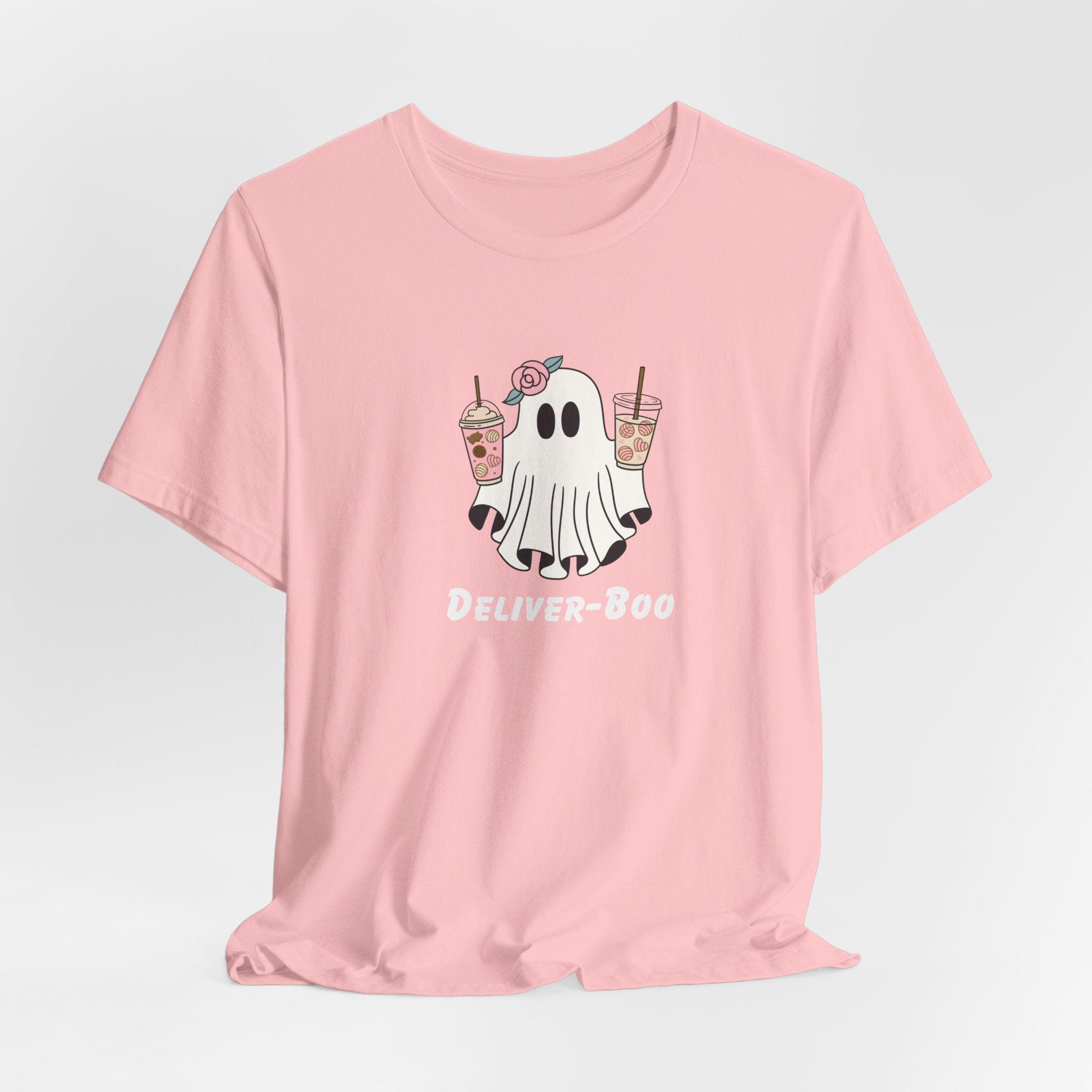 Deliver-Boo Ghost Tee – Cute Halloween Coffee T-Shirt