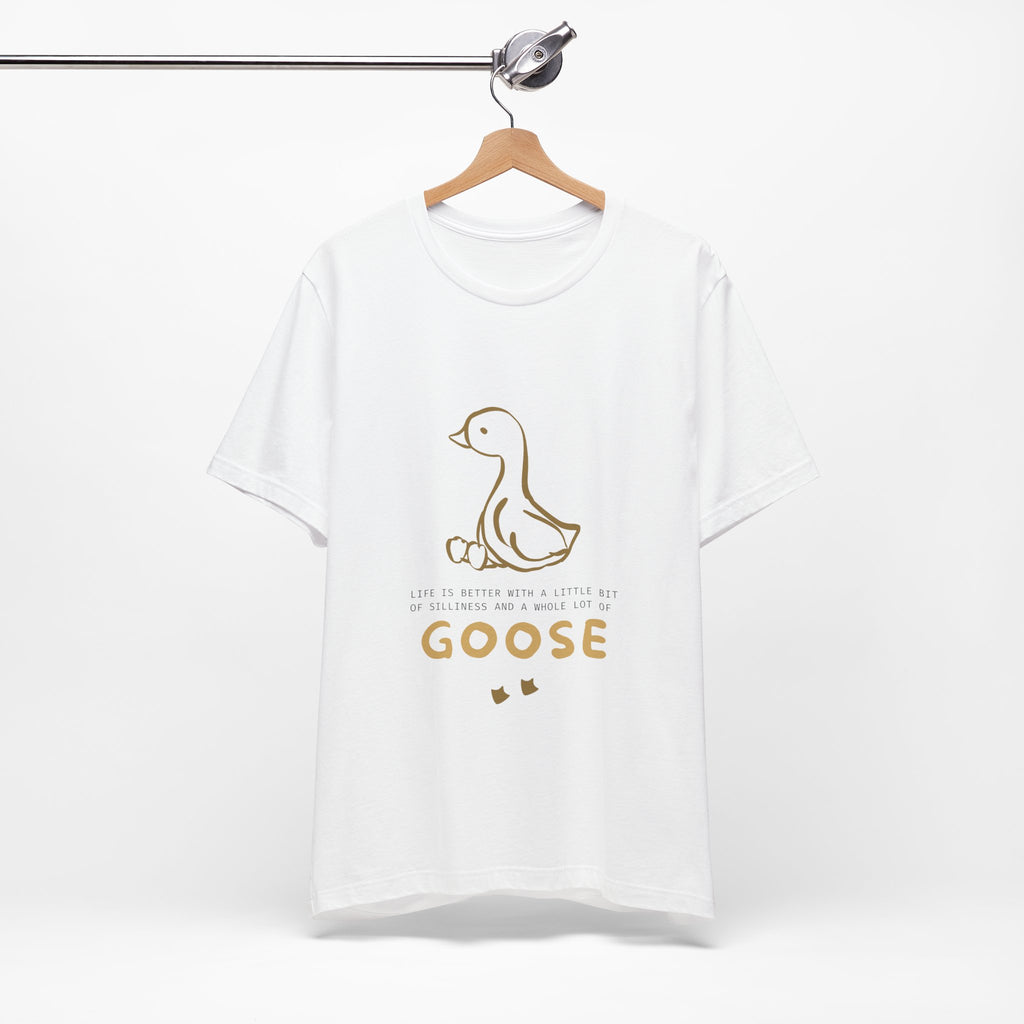 Goose Graphic Tee – Cute Minimal Duckling Design