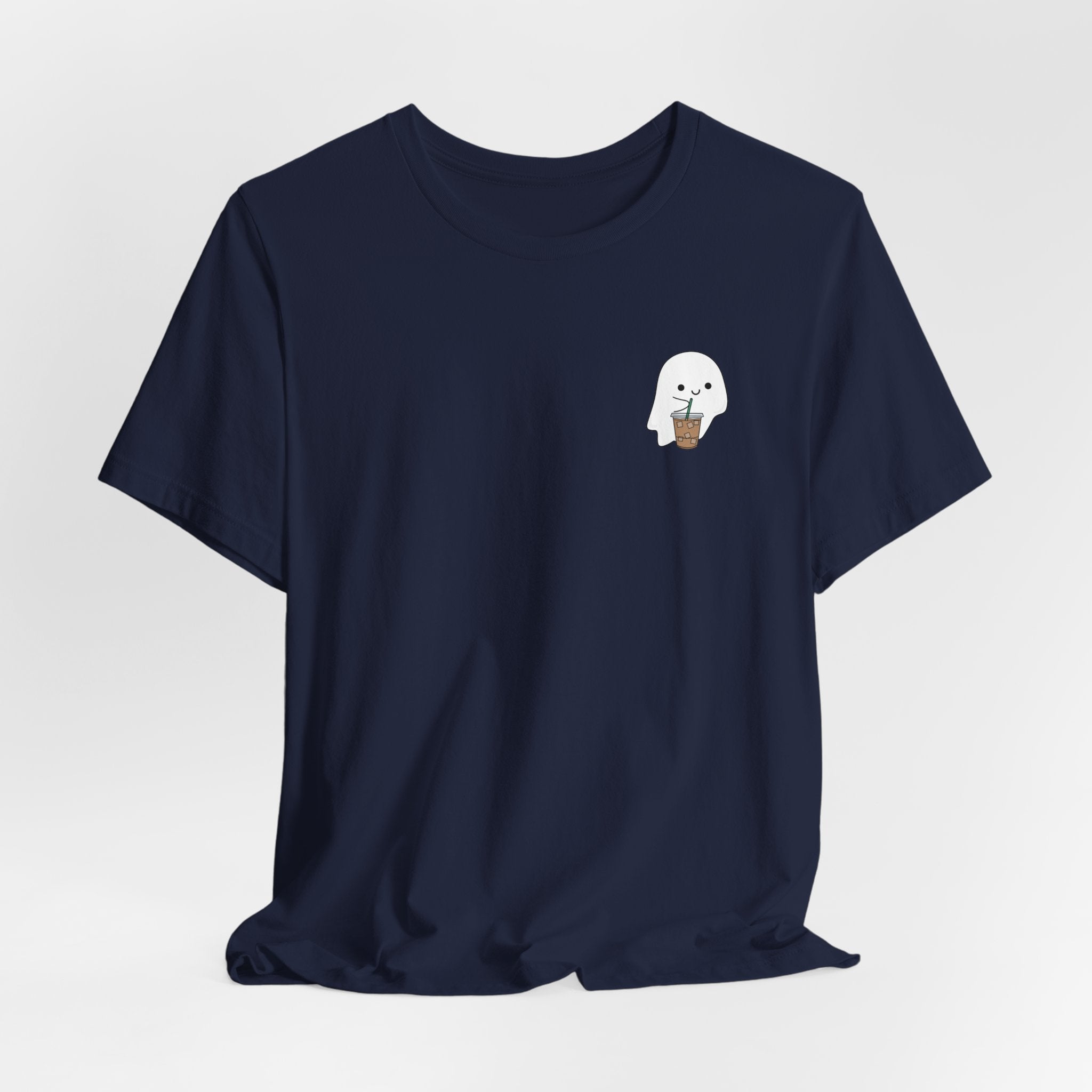 Seal with Coffee T-Shirt — Cute Minimal Pocket Graphic Tee