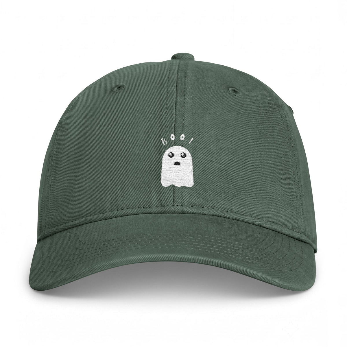 Washed Cap — Coastal Ghost Embroidered Dad Hat