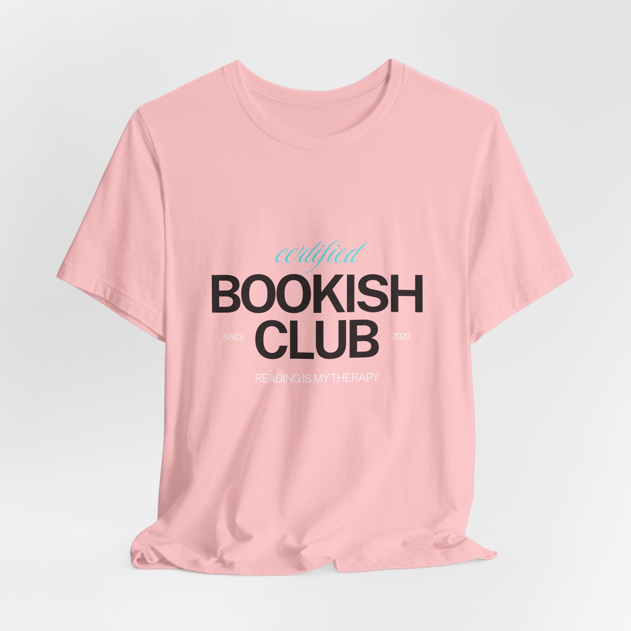Bookish Club T-Shirt – 'Certified Bookish Club' Minimal Literary Tee
