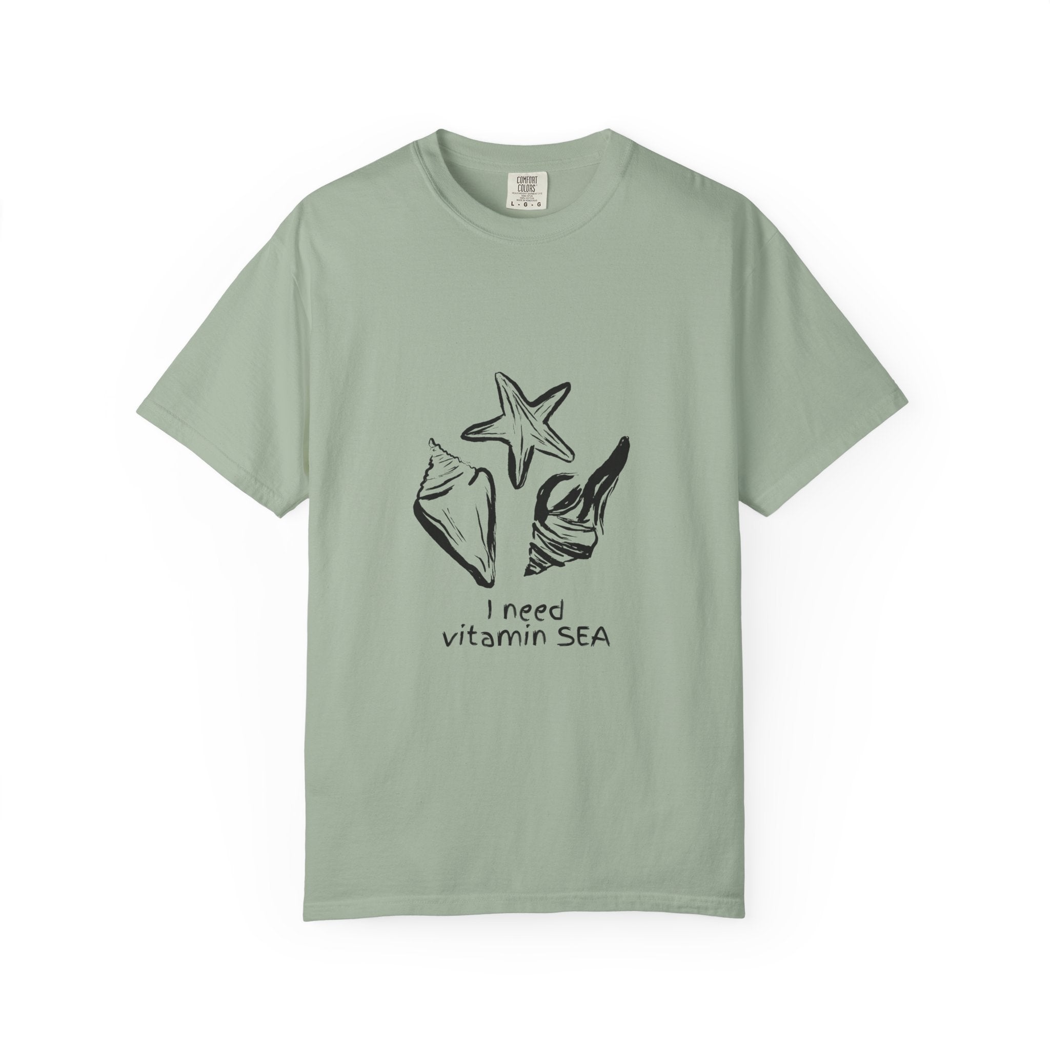 Beach Shells Tee — "I Need Vitamin SEA" Graphic T-Shirt