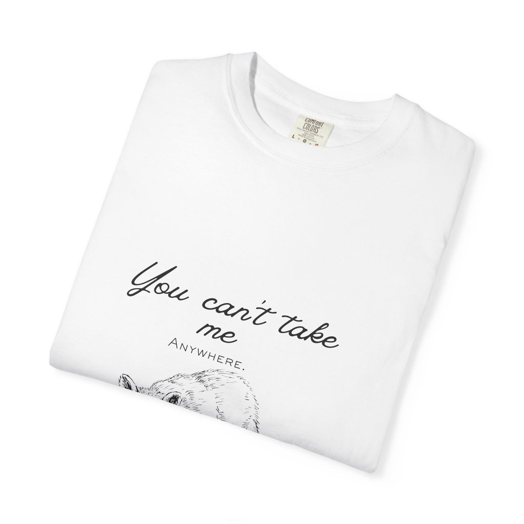 Raccoon Graphic Tee — "You Can't Take Me" Casual Cotton T-Shirt