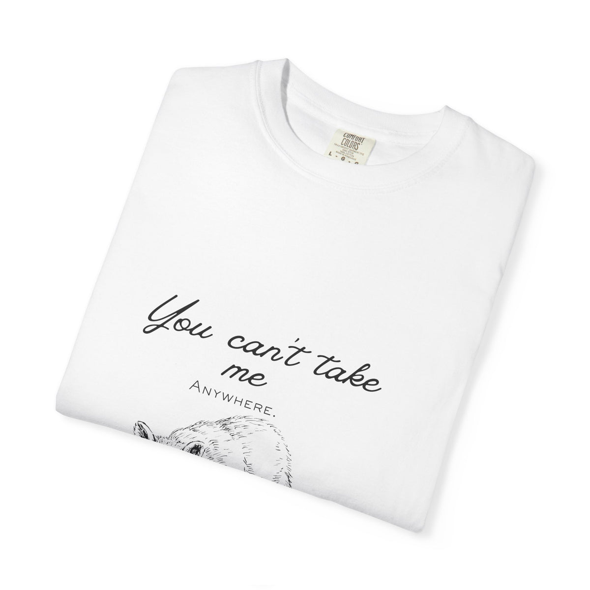 Raccoon Graphic Tee — "You Can't Take Me" Casual Cotton T-Shirt