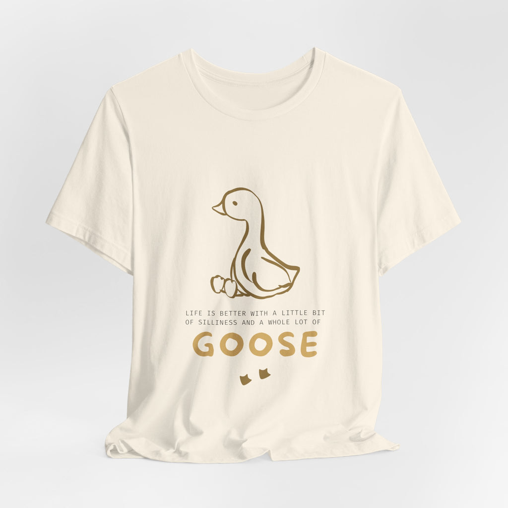 Goose Graphic Tee – Cute Minimal Duckling Design