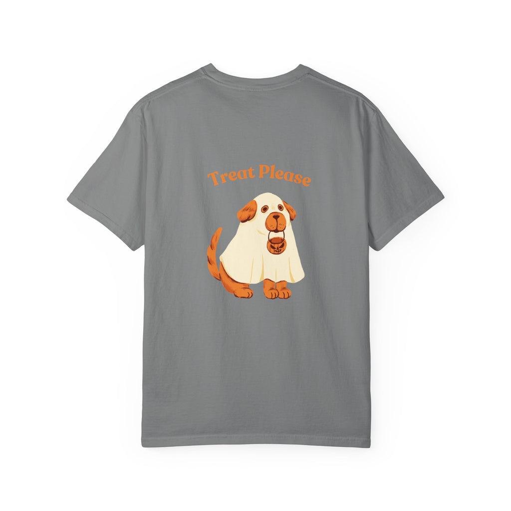 Treat Please Dog T-Shirt — Cute Cartoon Puppy Graphic Tee
