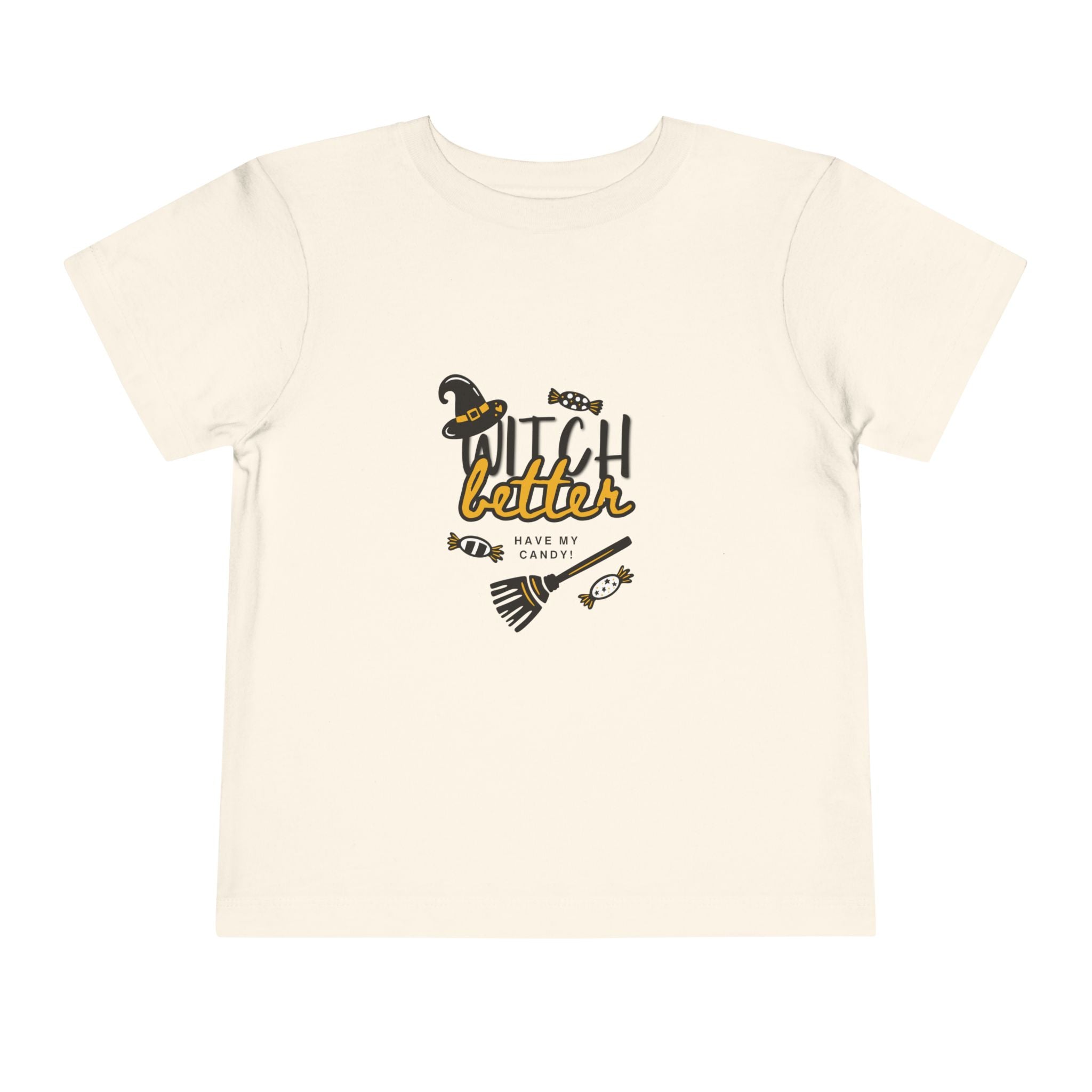 Toddler Tee — "Witch Better Have My Candy" Halloween Graphic