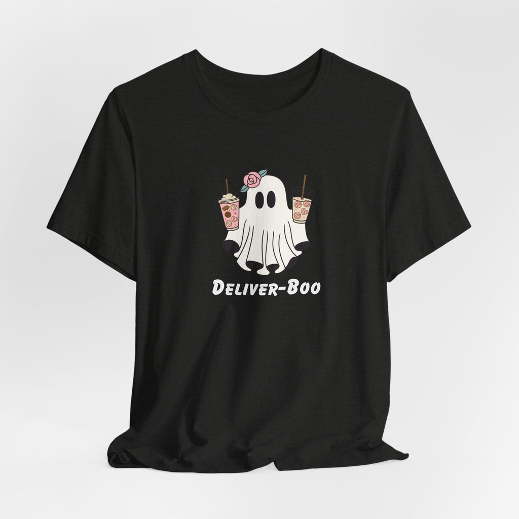 Deliver-Boo Ghost Tee – Cute Halloween Coffee T-Shirt