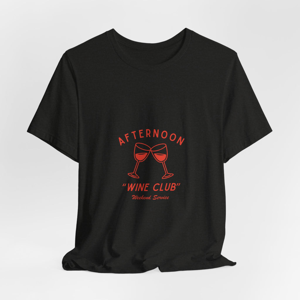 Afternoon Wine Club Tee — Vintage Wine Glasses Graphic Shirt
