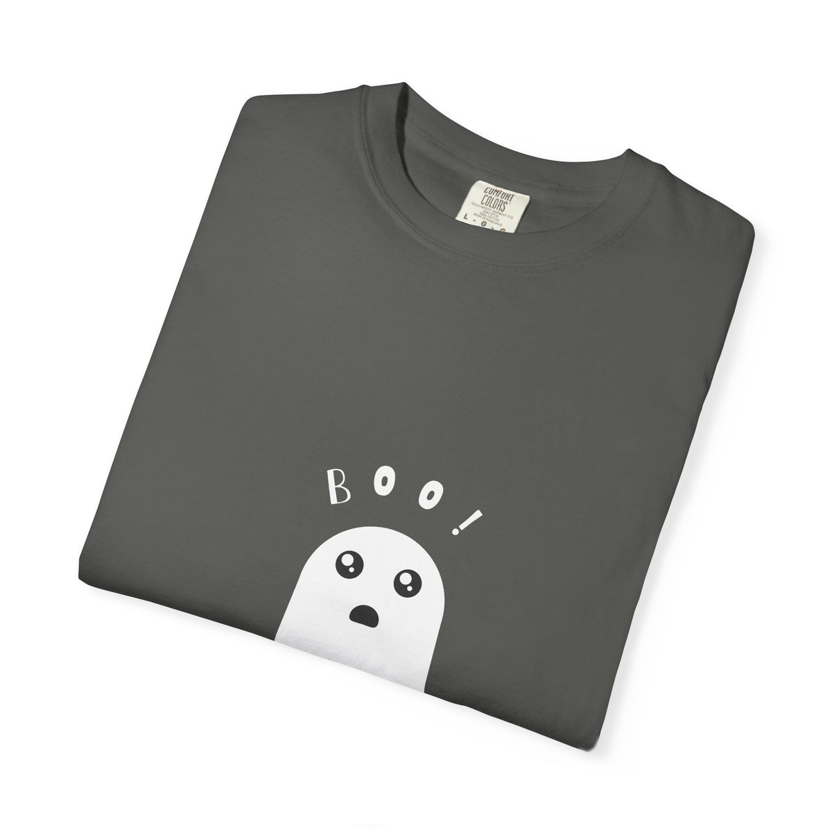 Boo Ghost Graphic T-Shirt — Cute Halloween Tee
