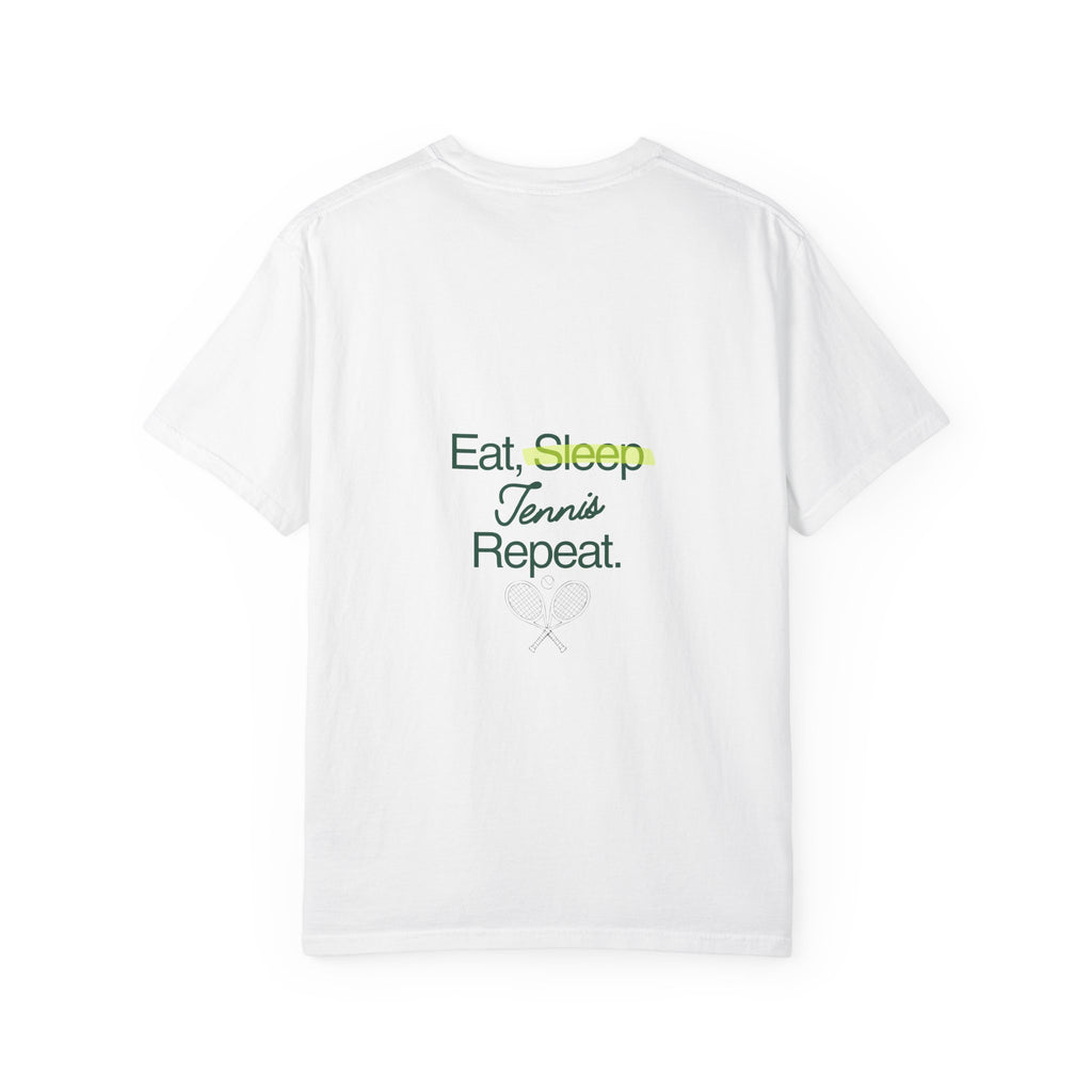 T-Shirt — "Eat, Sleep, Tennis, Repeat" Graphic Tee