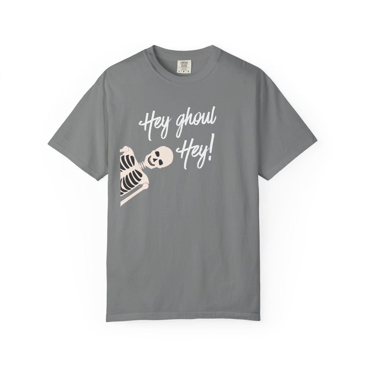 Hey Ghoul Hey! Skeleton Graphic T-Shirt — Halloween Casual Tee