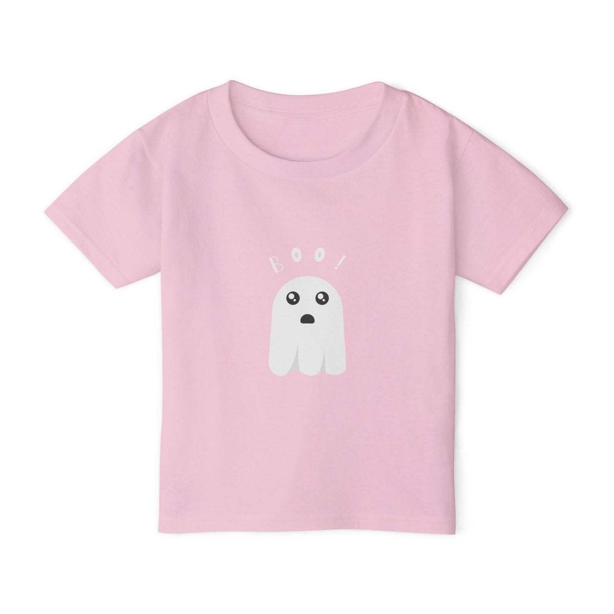 Cute "Boo!" Ghost Toddler T-Shirt — Halloween Baby Tee