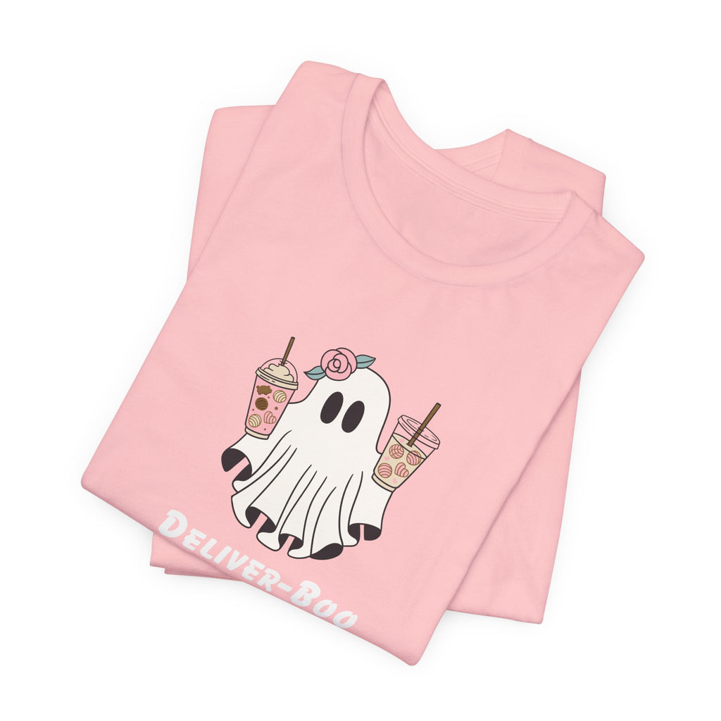 Deliver-Boo Ghost Tee – Cute Halloween Coffee T-Shirt