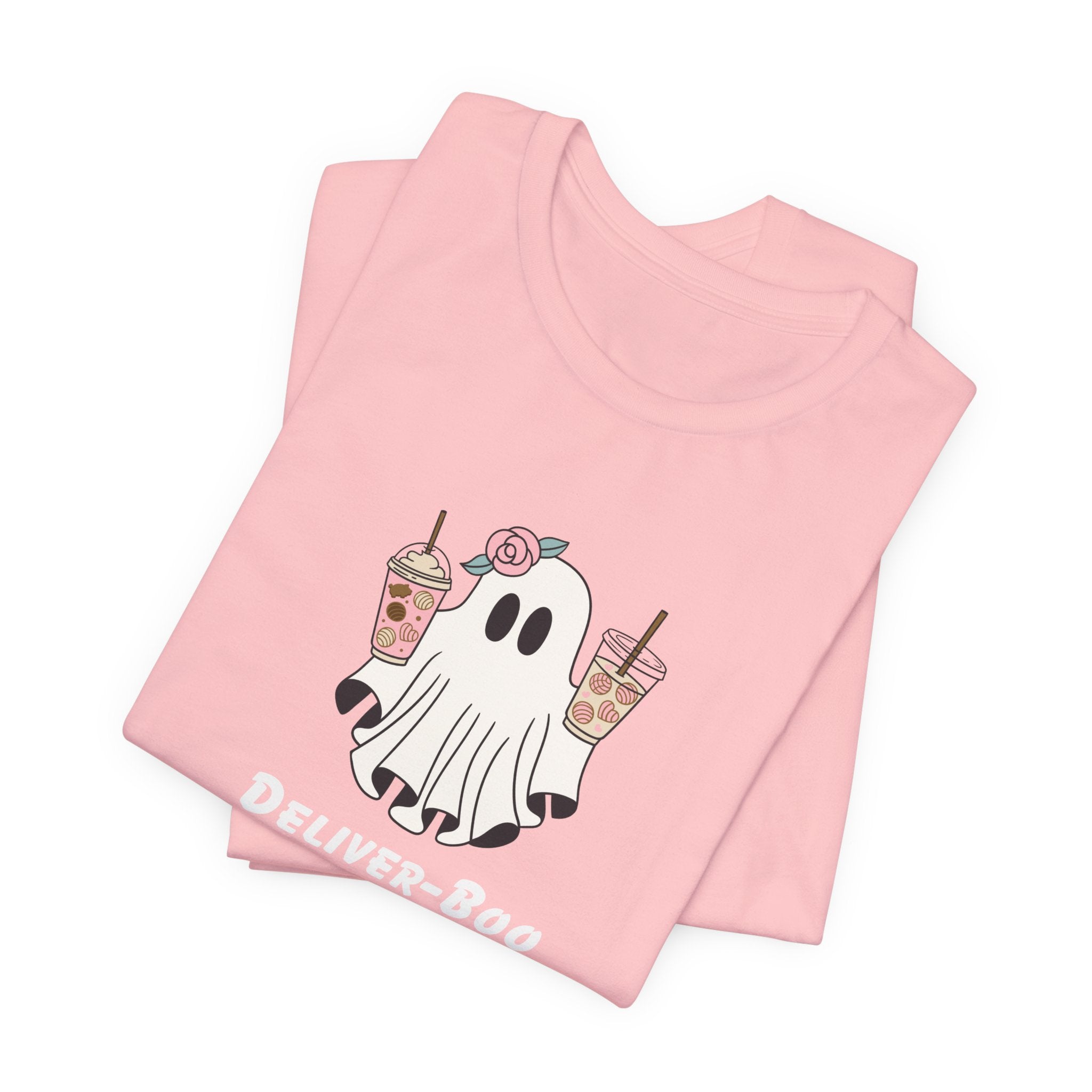 Deliver-Boo Ghost Tee – Cute Halloween Coffee T-Shirt