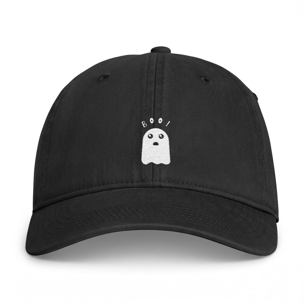 Washed Cap — Coastal Ghost Embroidered Dad Hat