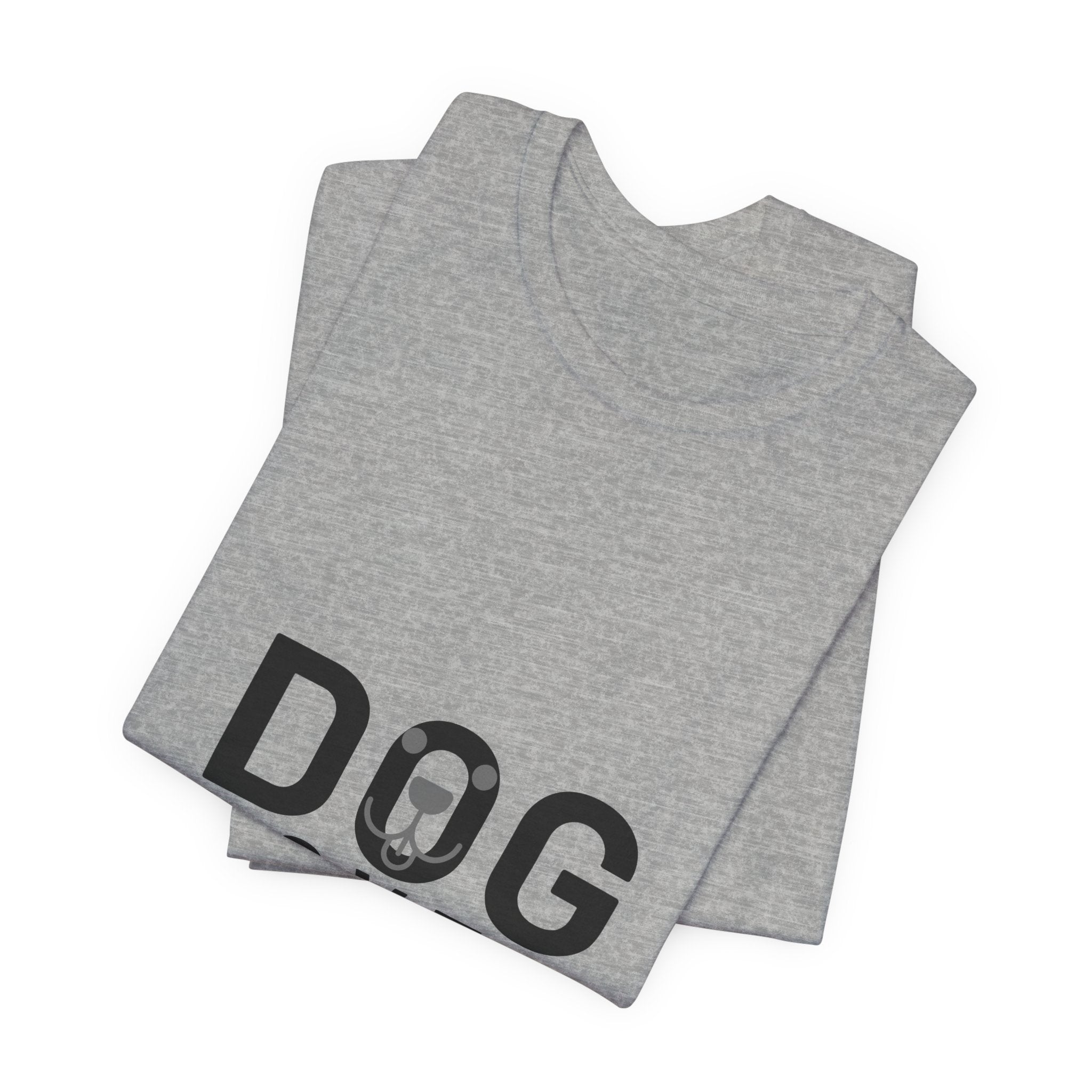 Dog Lover T-Shirt — Cute Paw & Collar Graphic Tee for Pet Owners