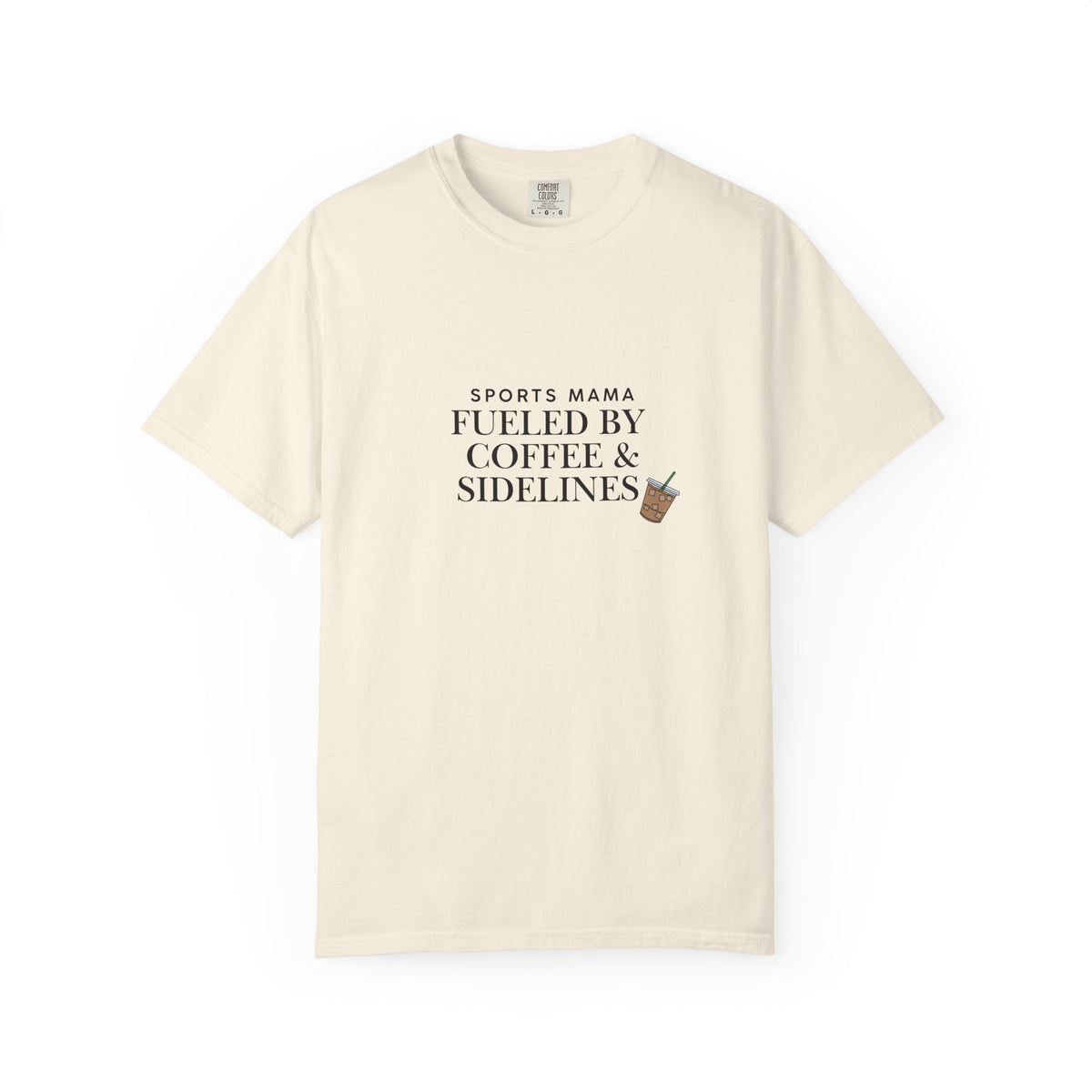 Sports Mama T-Shirt — "Fueled by Coffee & Sidelines" Graphic Tee