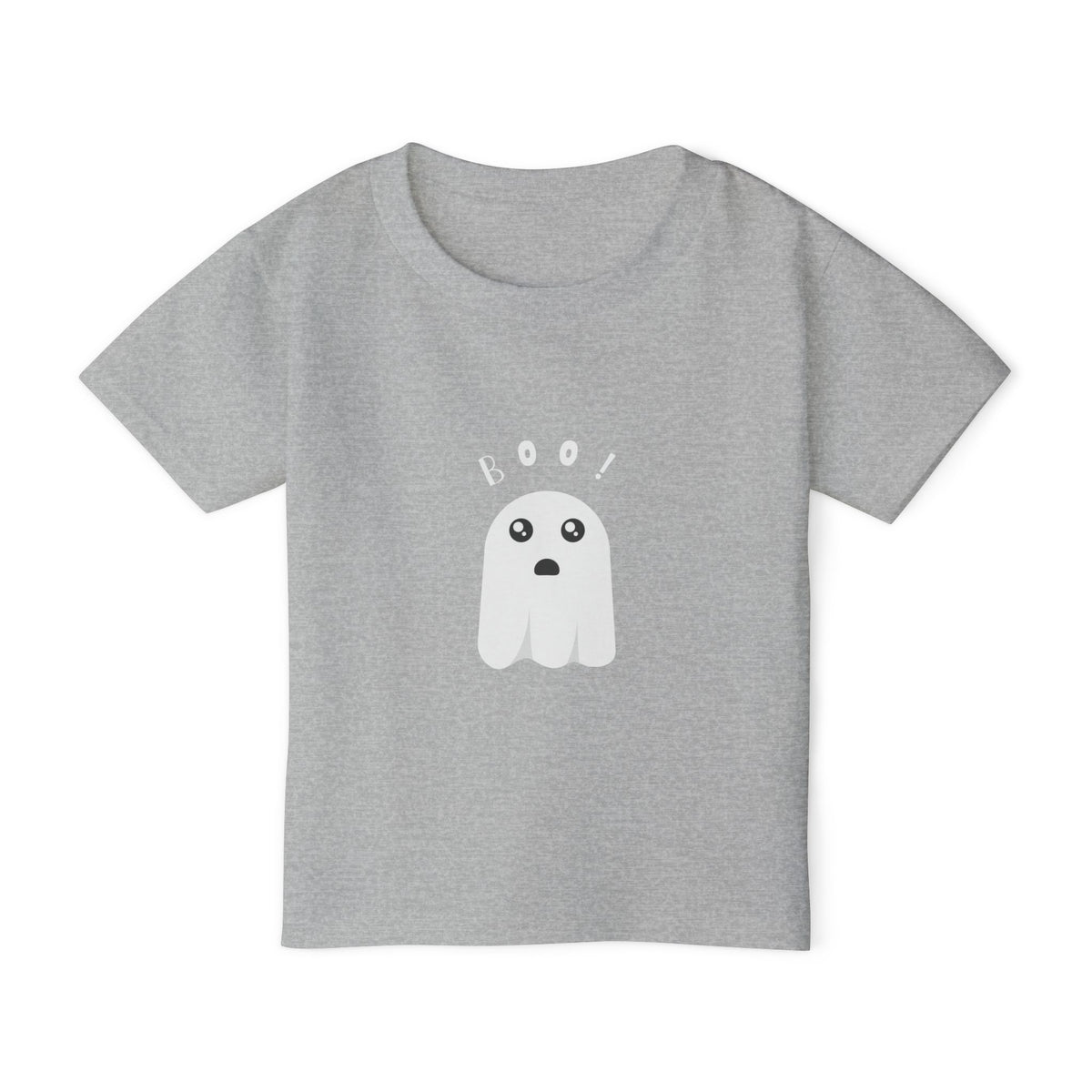 Cute "Boo!" Ghost Toddler T-Shirt — Halloween Baby Tee