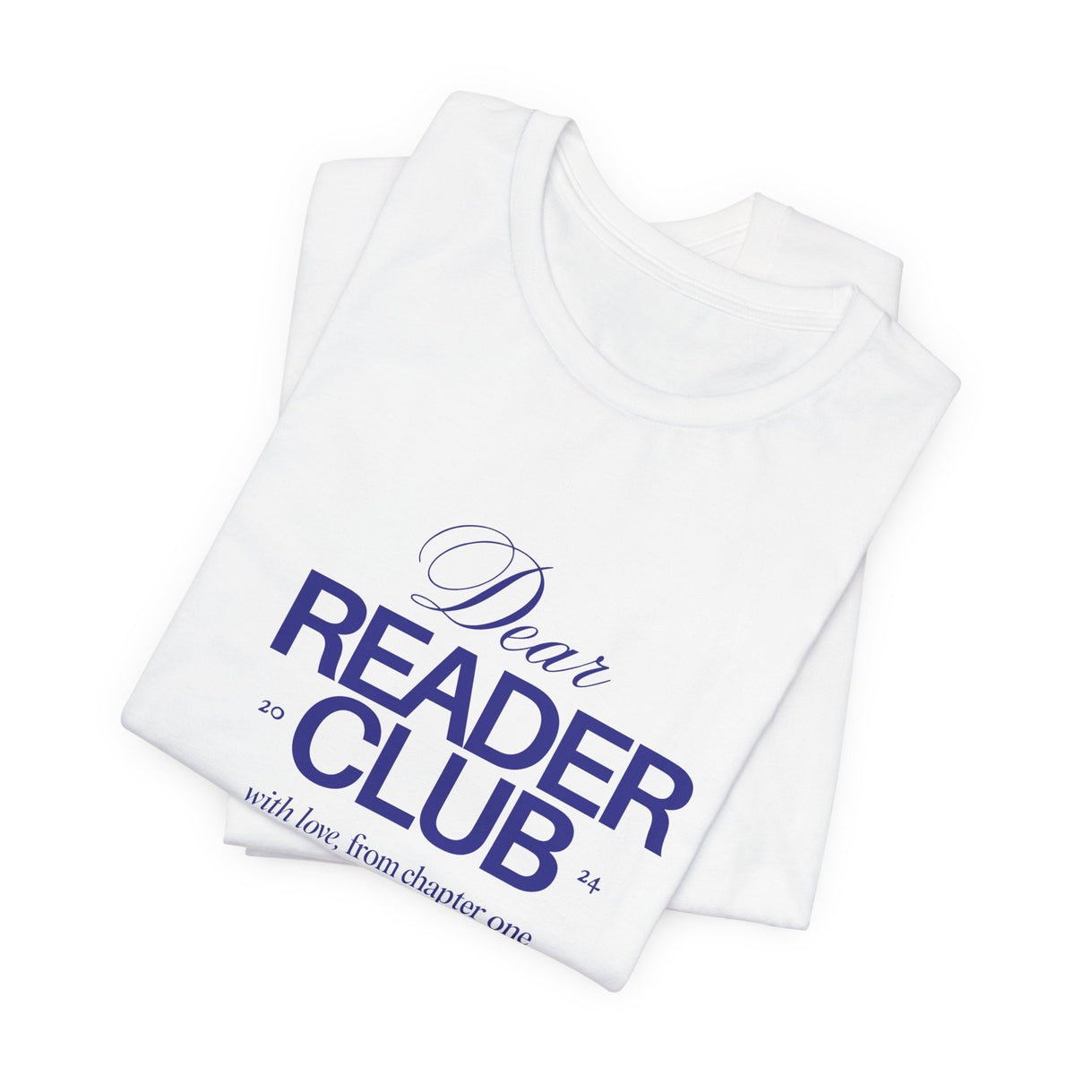 Dear Reader Club T-Shirt — 'Dear Reader Club' Literary Tee for Book Lovers
