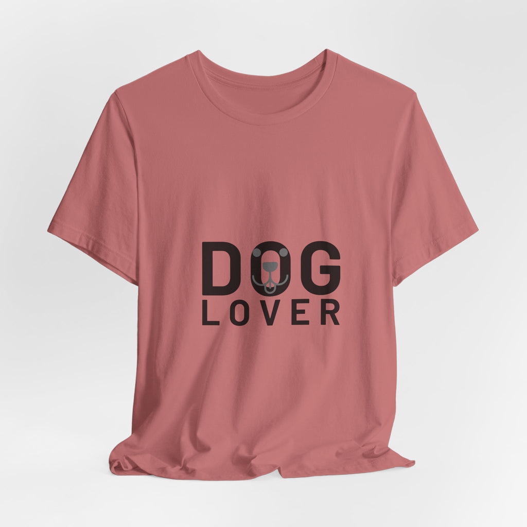 Dog Lover T-Shirt — Cute Paw & Collar Graphic Tee for Pet Owners