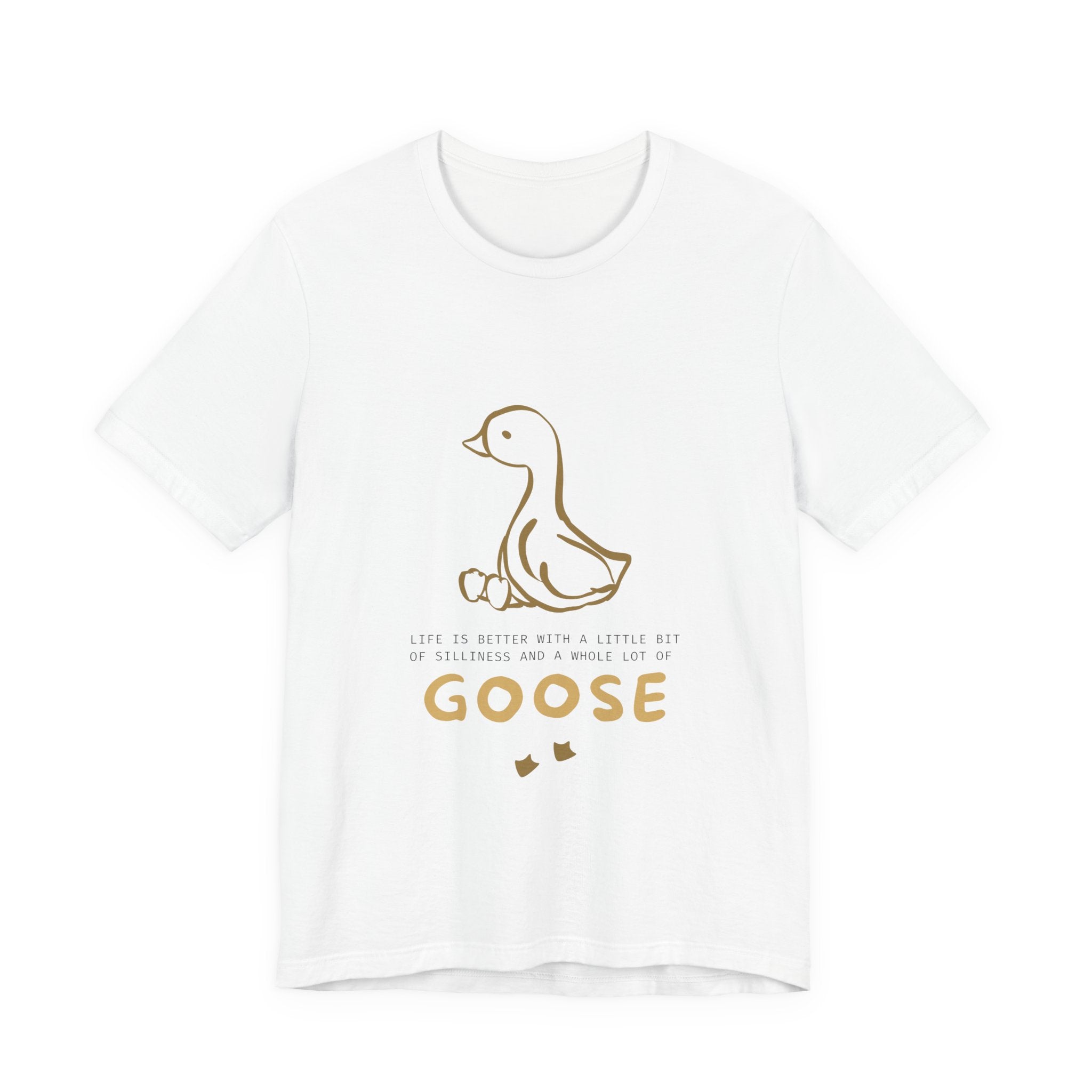 Goose Graphic Tee – Cute Minimal Duckling Design