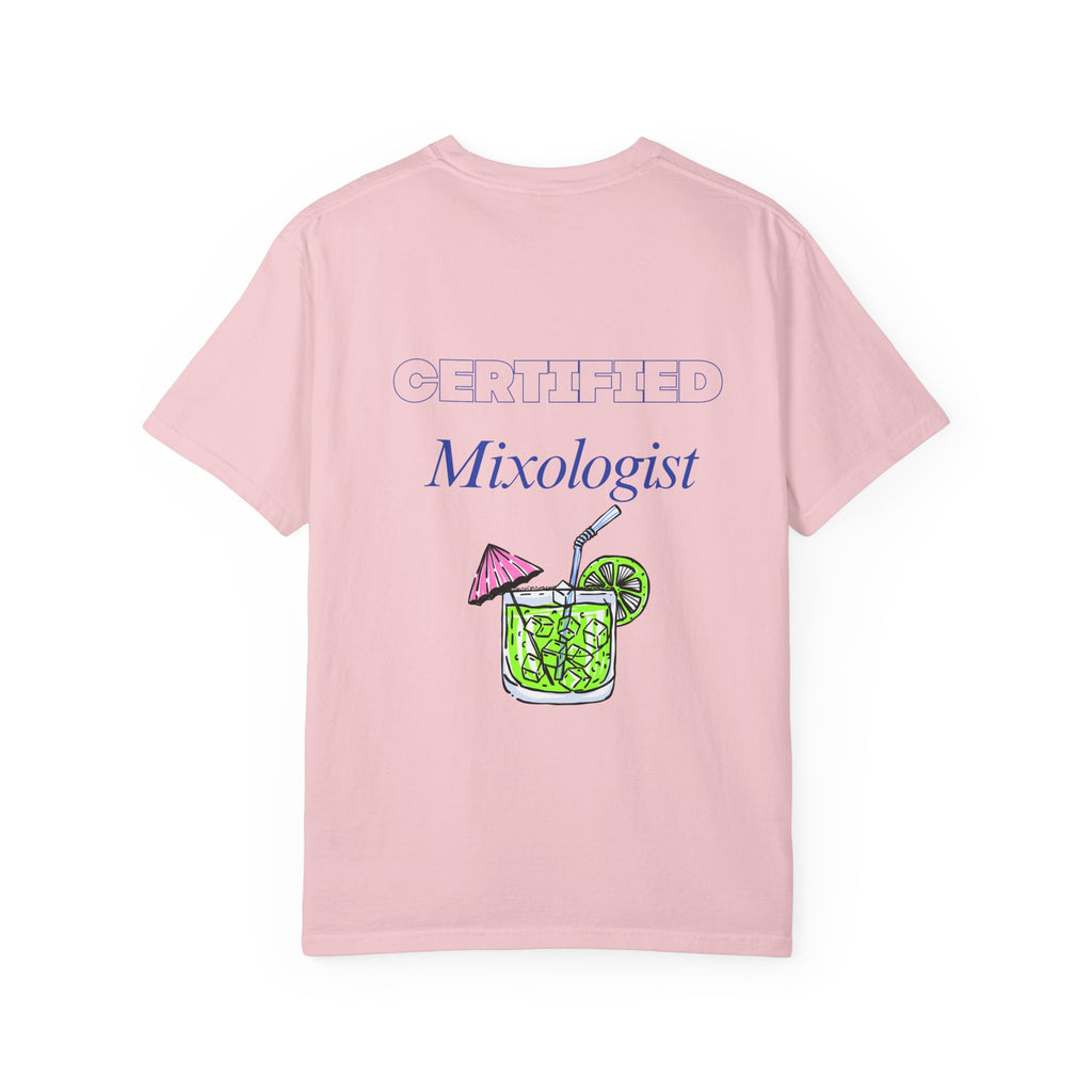 Certified Mixologist T-Shirt — I Like My Drink With An Umbrella Cocktail Tee