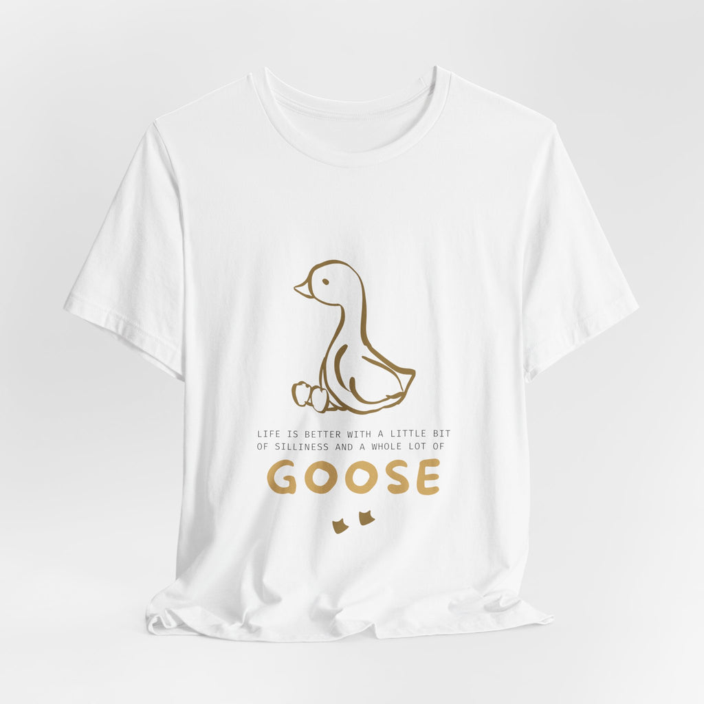 Goose Graphic Tee – Cute Minimal Duckling Design