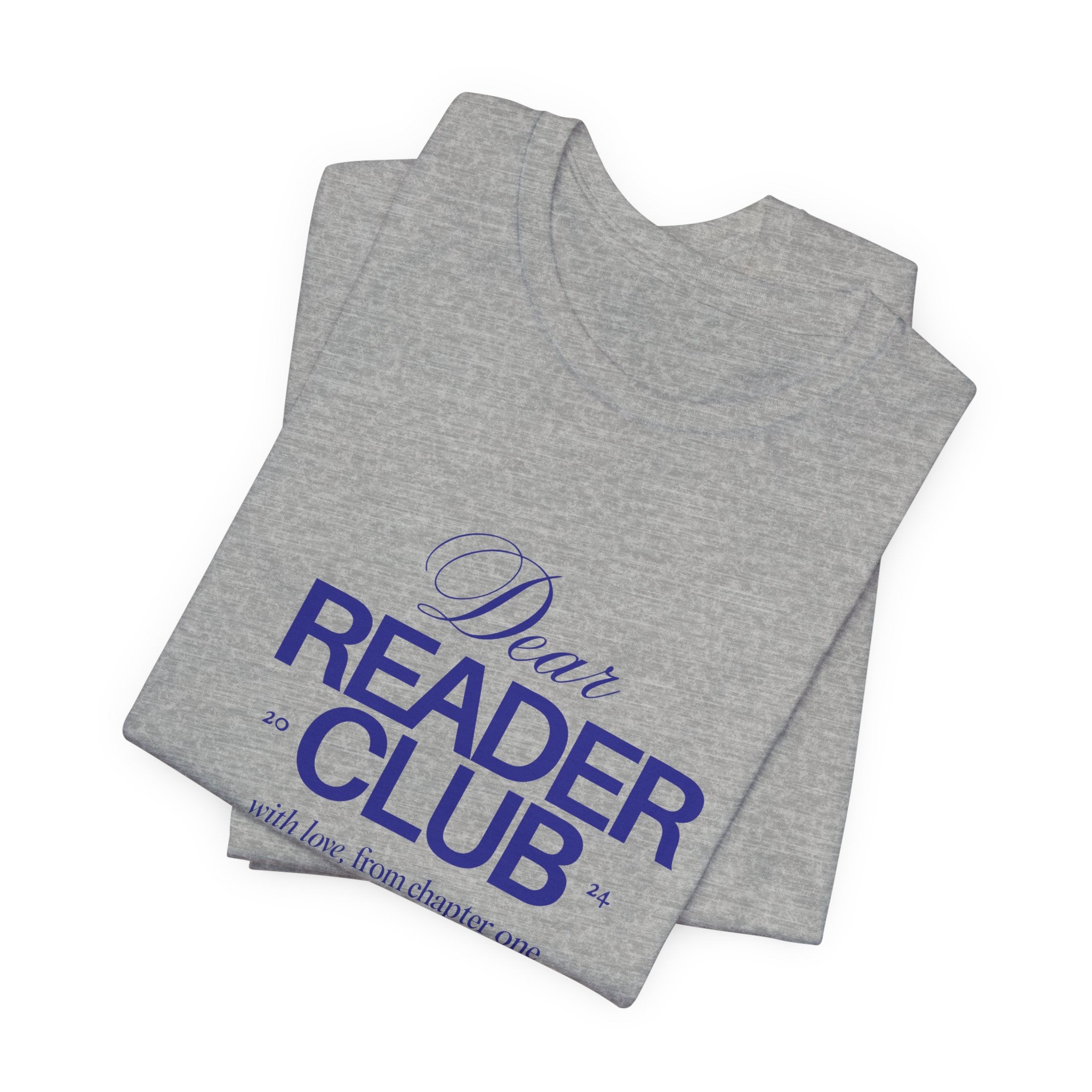 Dear Reader Club T-Shirt — 'Dear Reader Club' Literary Tee for Book Lovers